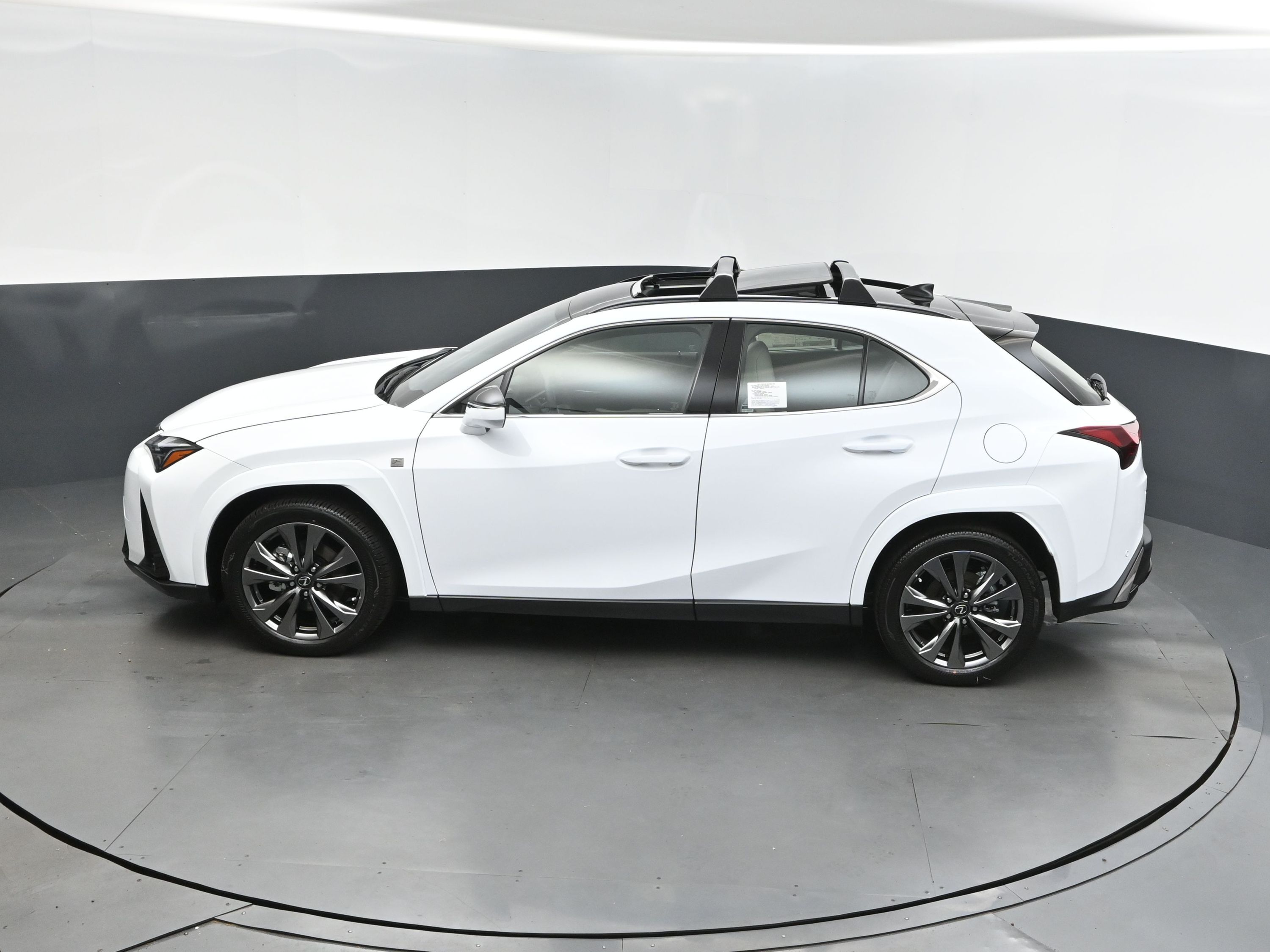 2025 Ultra White with Obsidian Roof Lexus UX 300h F SPORT Design FWD SUV