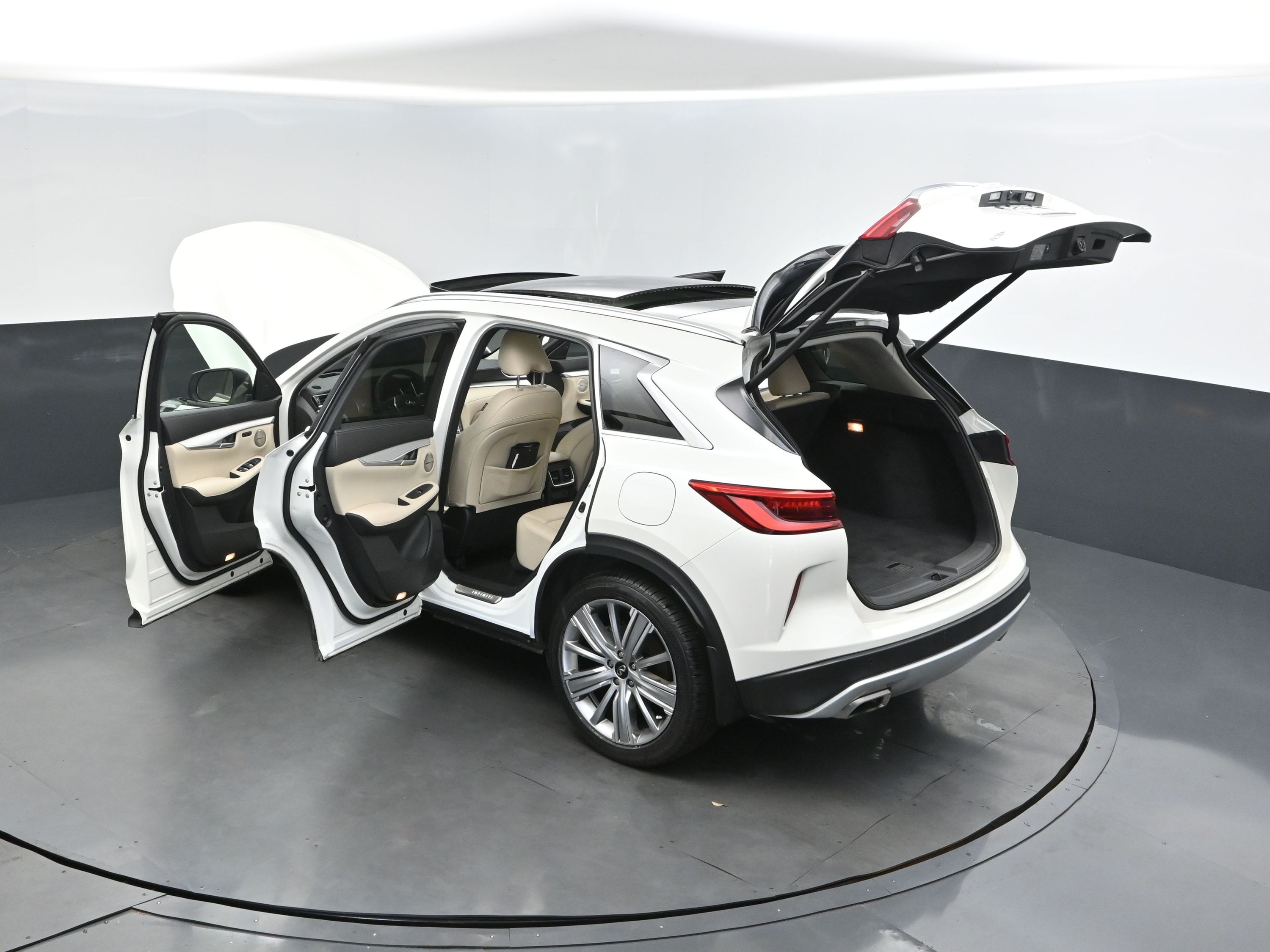 2022 Majestic White INFINITI QX50 Sensory AWD SUV