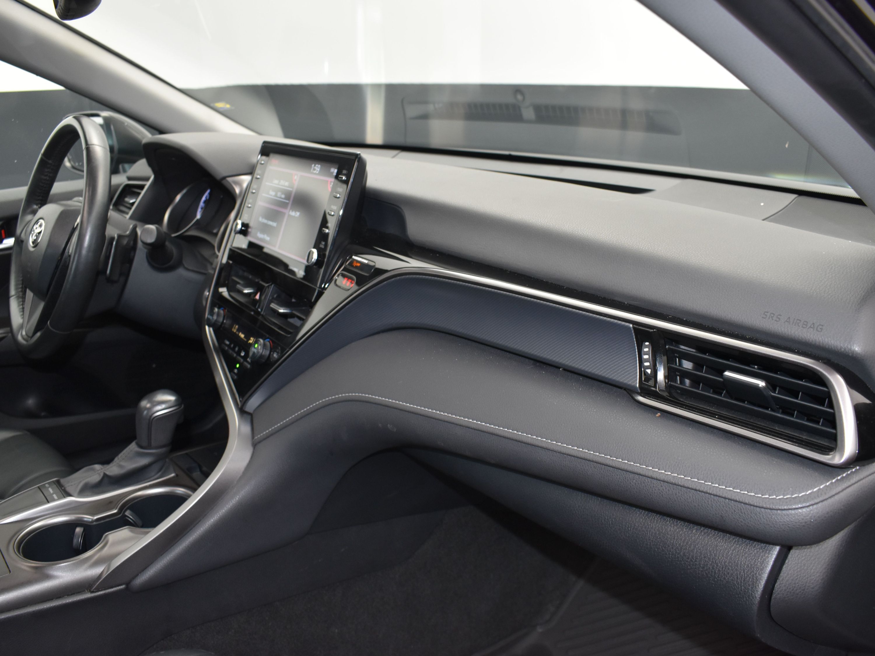 2023 Midnight Black Metallic Toyota Camry SE FWD Sedan