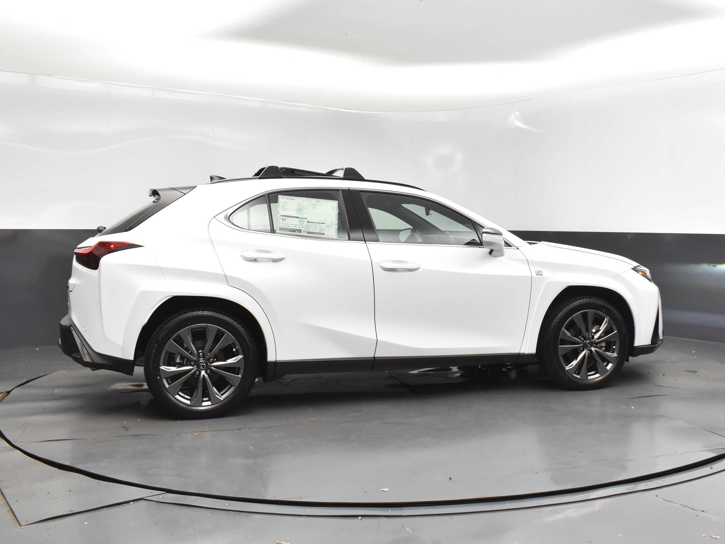 2025 Ultra White with Obsidian Roof Lexus UX 300h F SPORT Design FWD SUV
