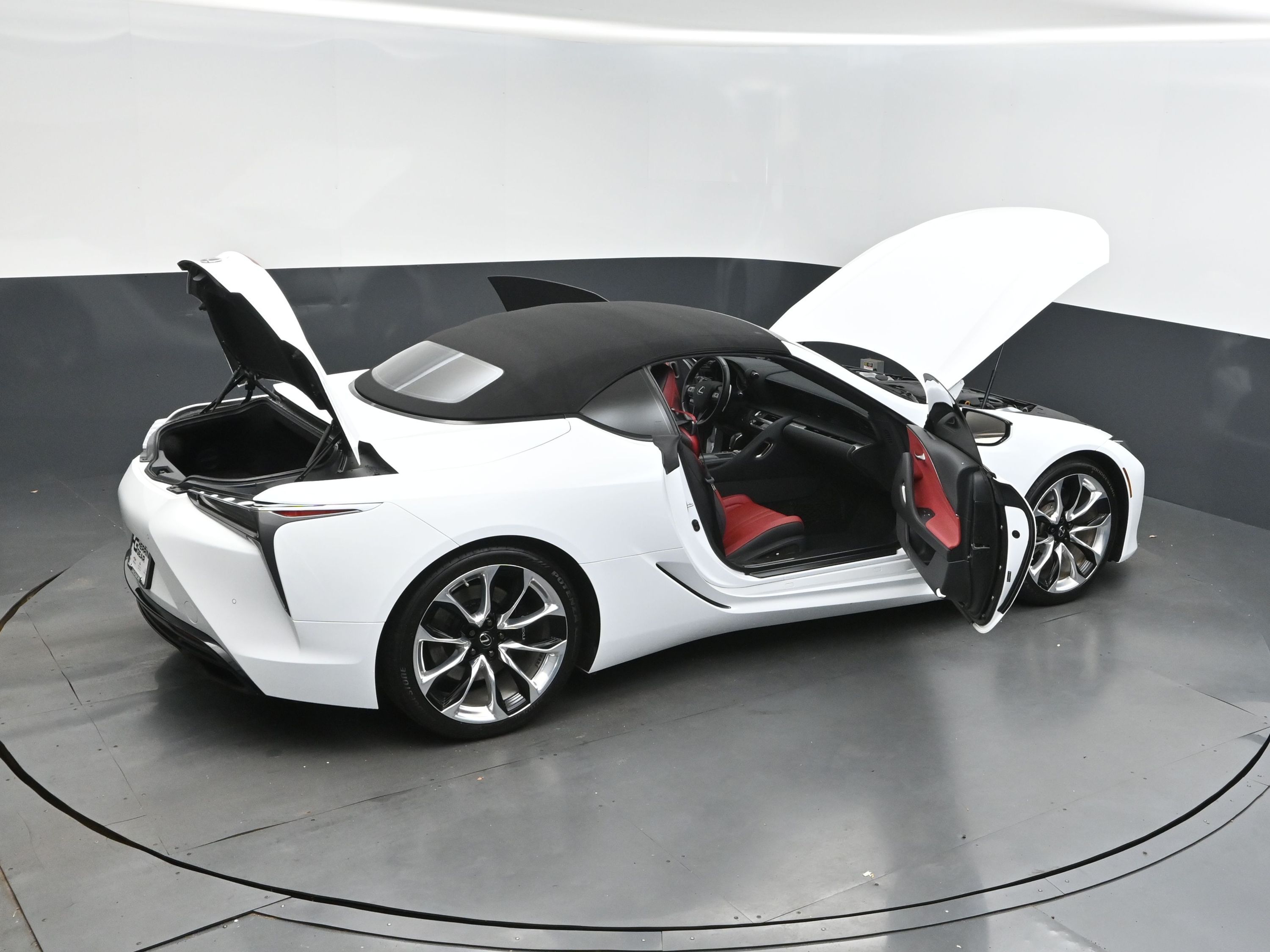 2021 Ultra White Lexus LC 500 RWD Convertible