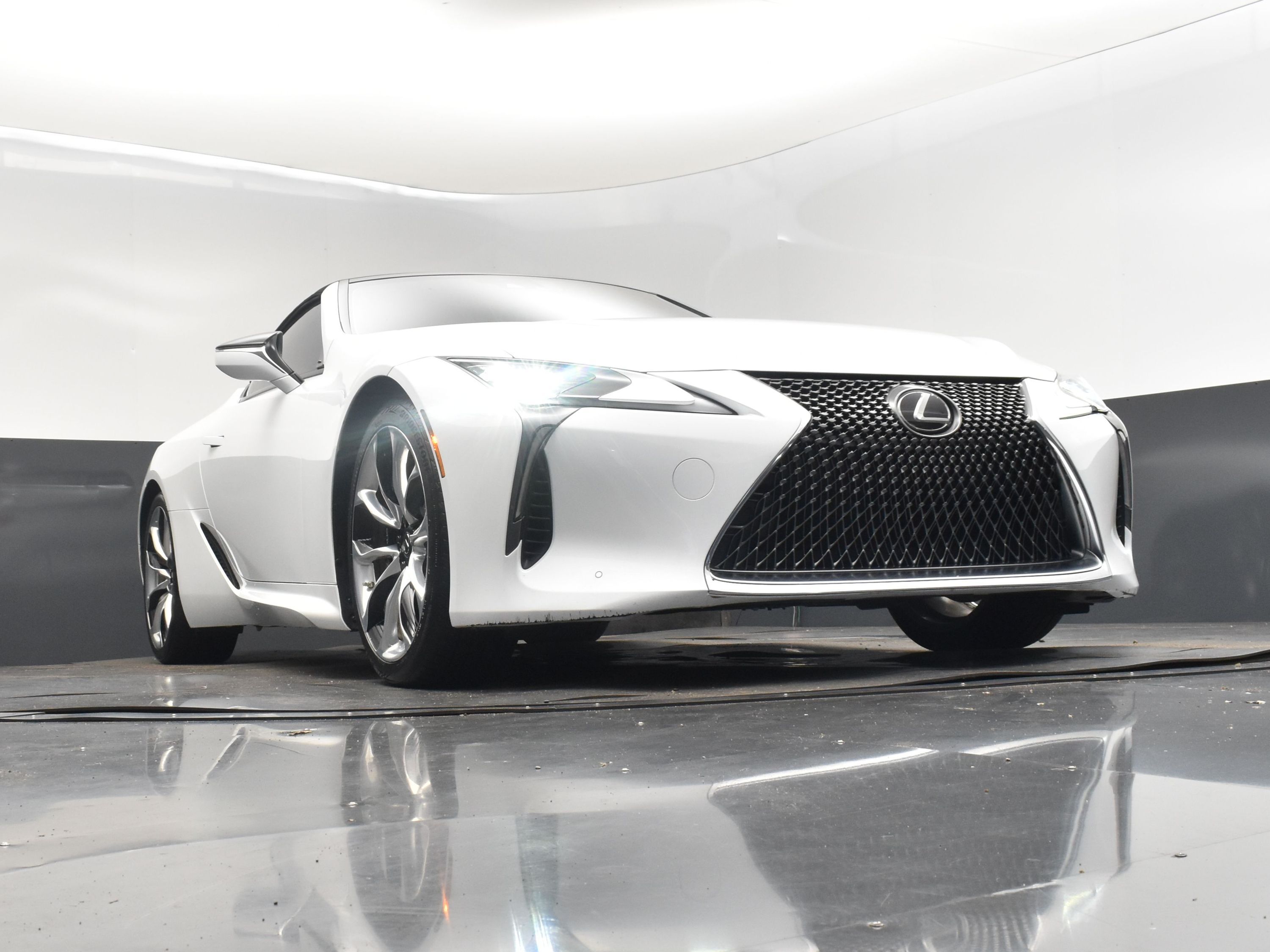 2021 Ultra White Lexus LC 500 RWD Convertible
