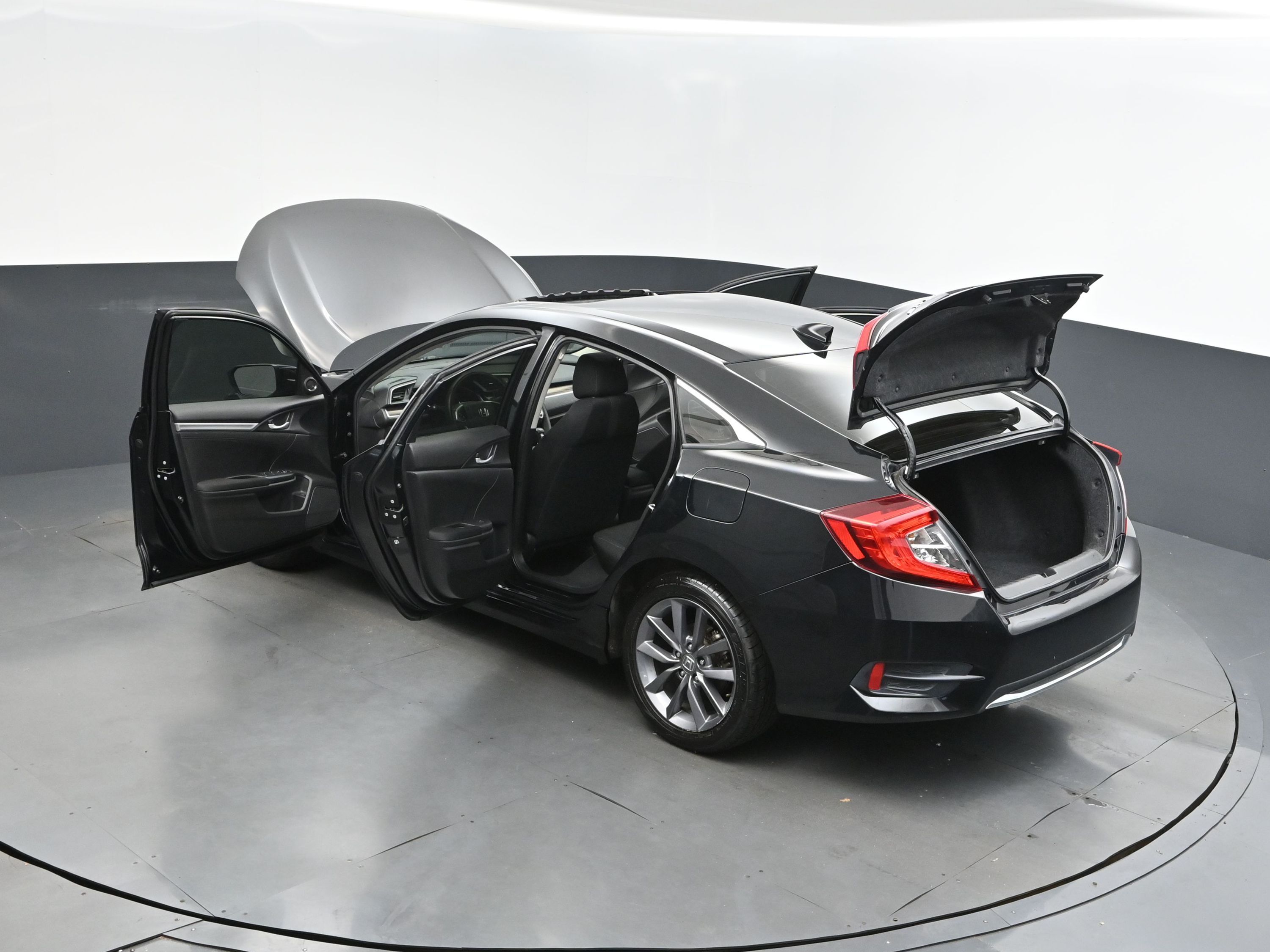 2019 Black Honda Civic Sedan EX FWD Sedan