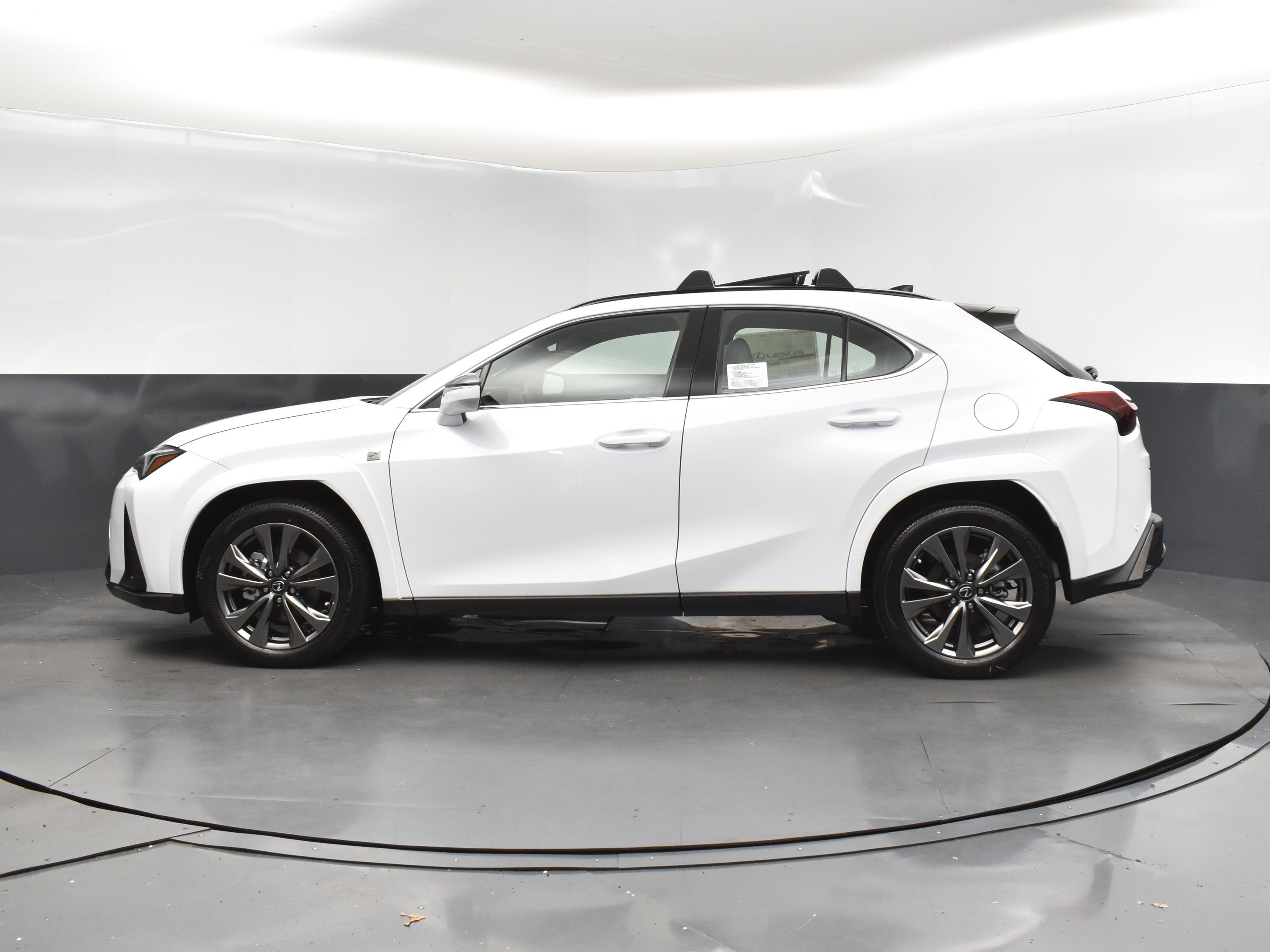 2025 Ultra White with Obsidian Roof Lexus UX 300h F SPORT Design FWD SUV