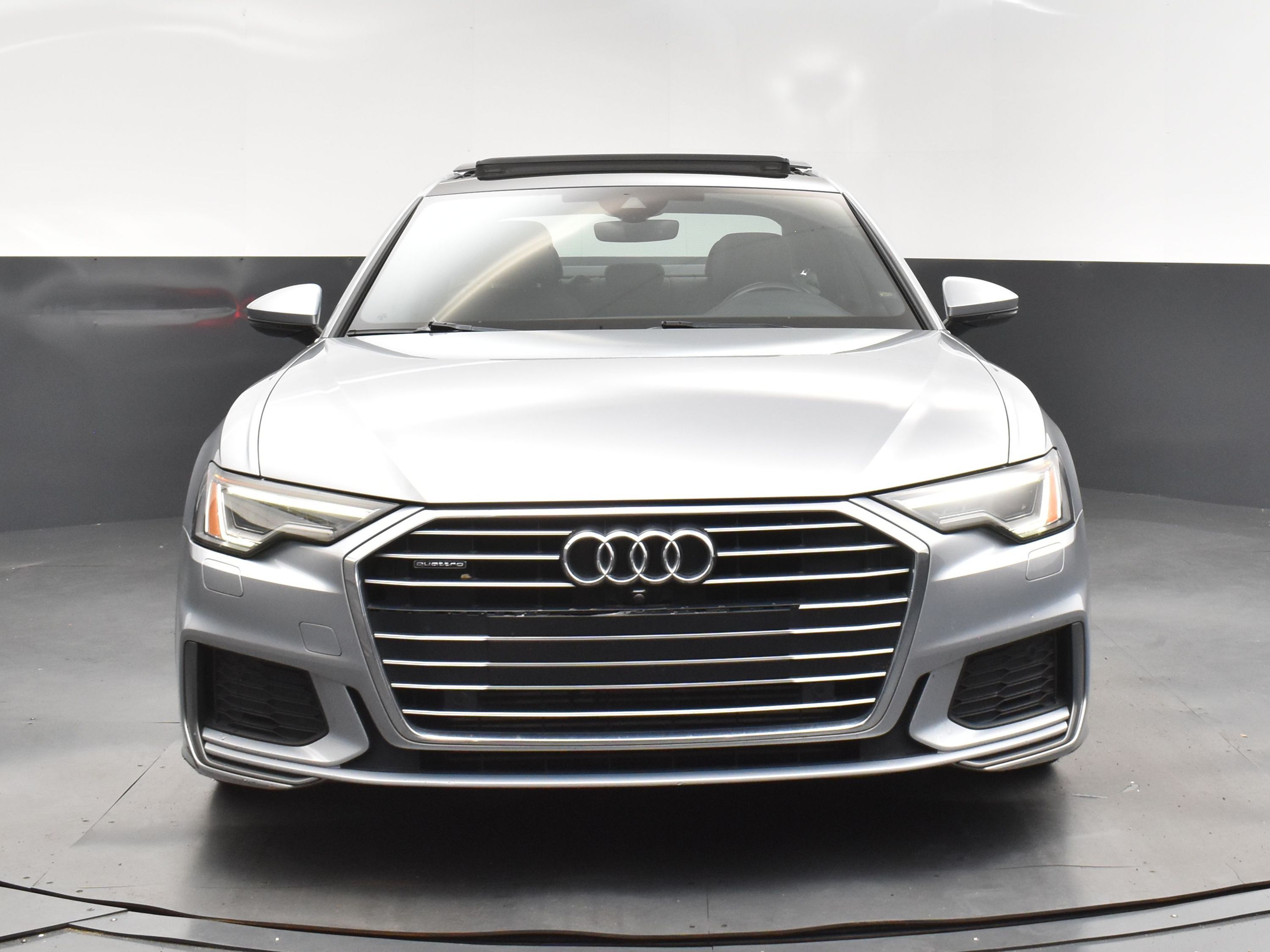 2019 Florett Silver Metallic Audi A6 3.0T Premium Plus AWD Sedan