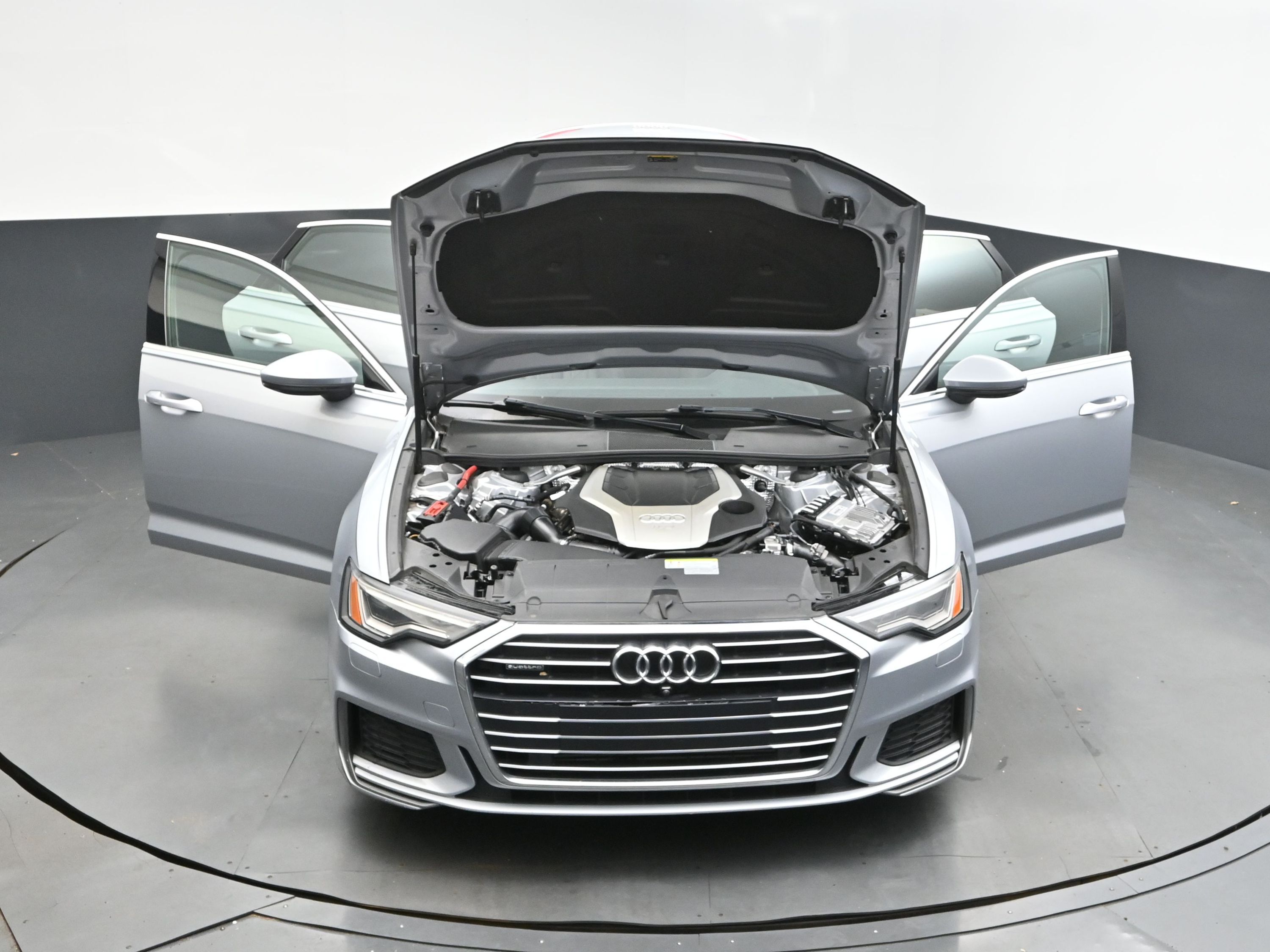2019 Florett Silver Metallic Audi A6 3.0T Premium Plus AWD Sedan