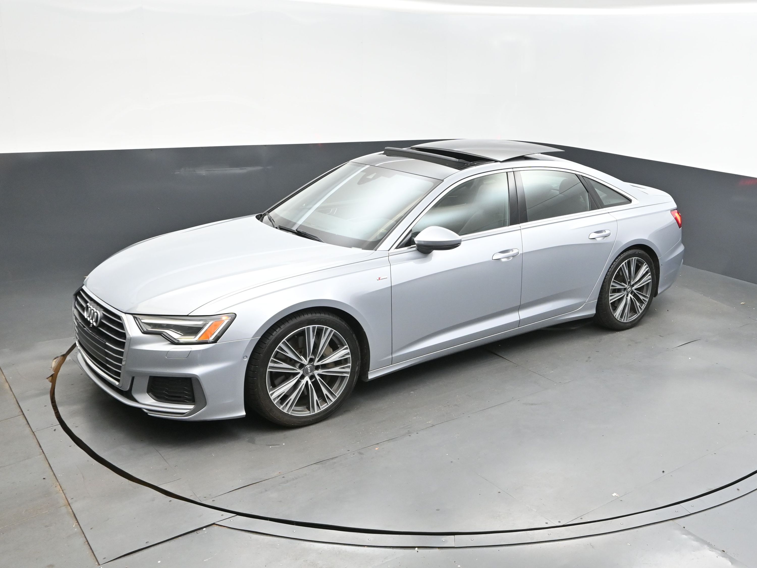2019 Florett Silver Metallic Audi A6 3.0T Premium Plus AWD Sedan