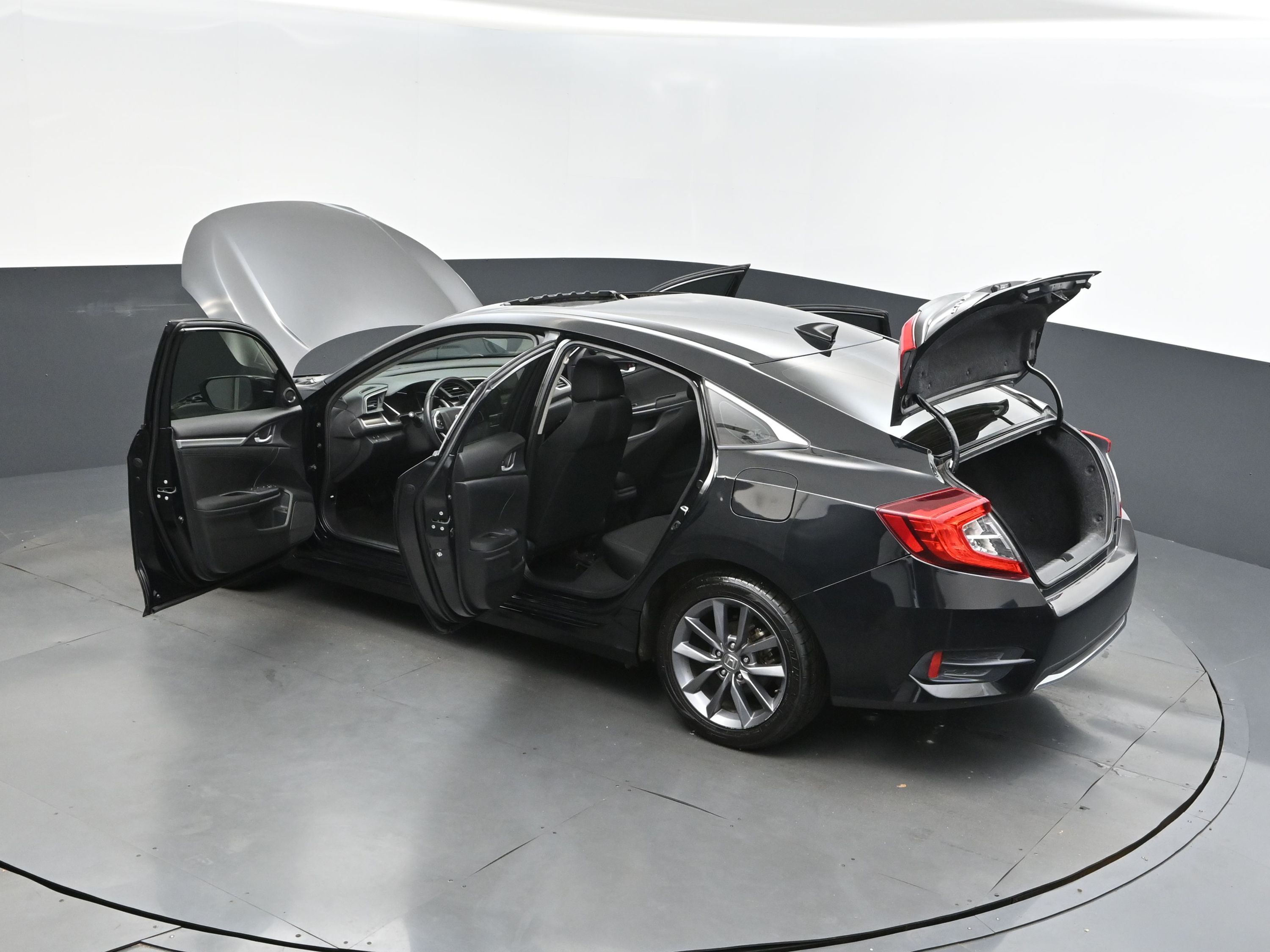 2019 Black Honda Civic Sedan EX FWD Sedan