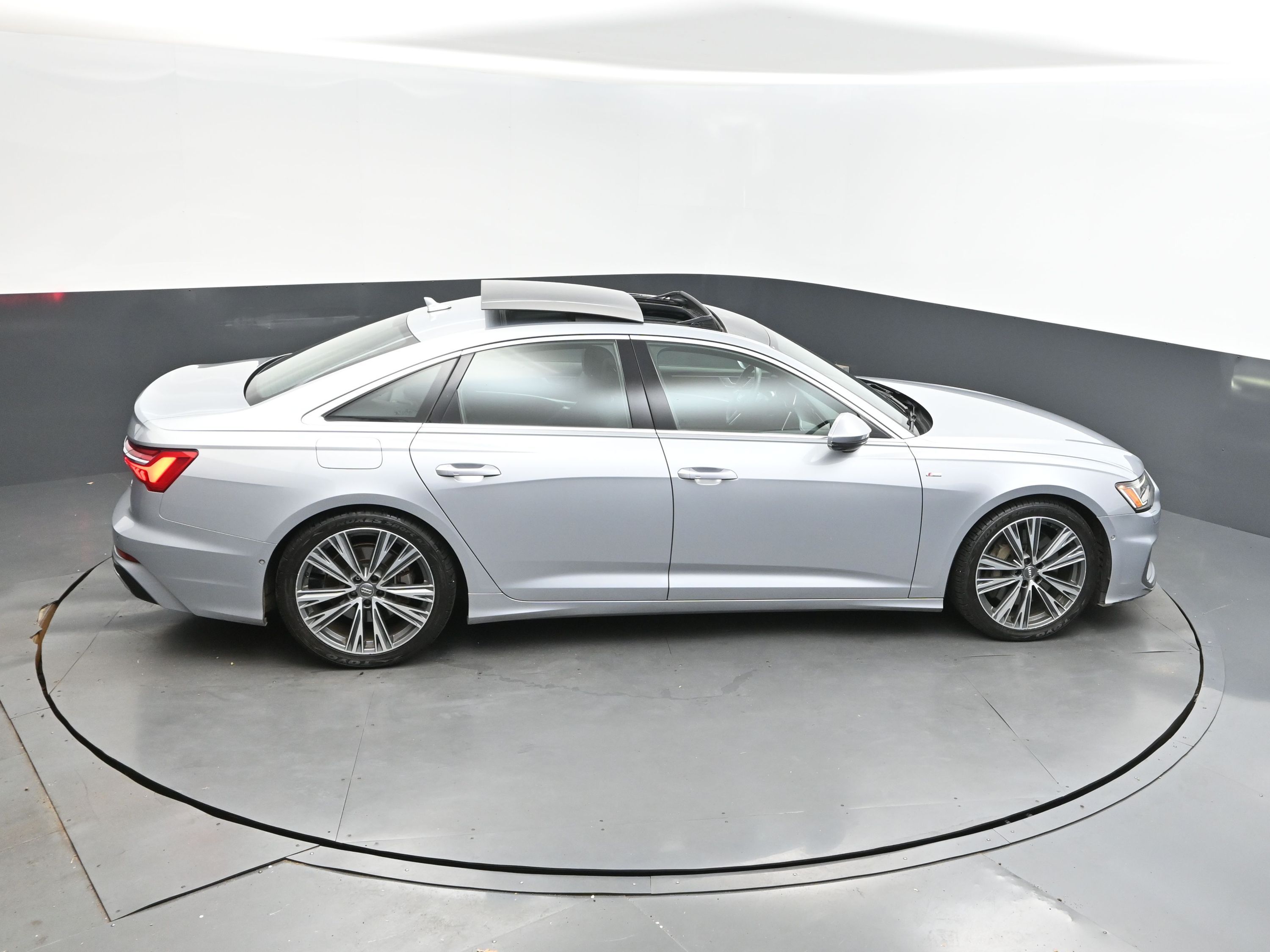 2019 Florett Silver Metallic Audi A6 3.0T Premium Plus AWD Sedan