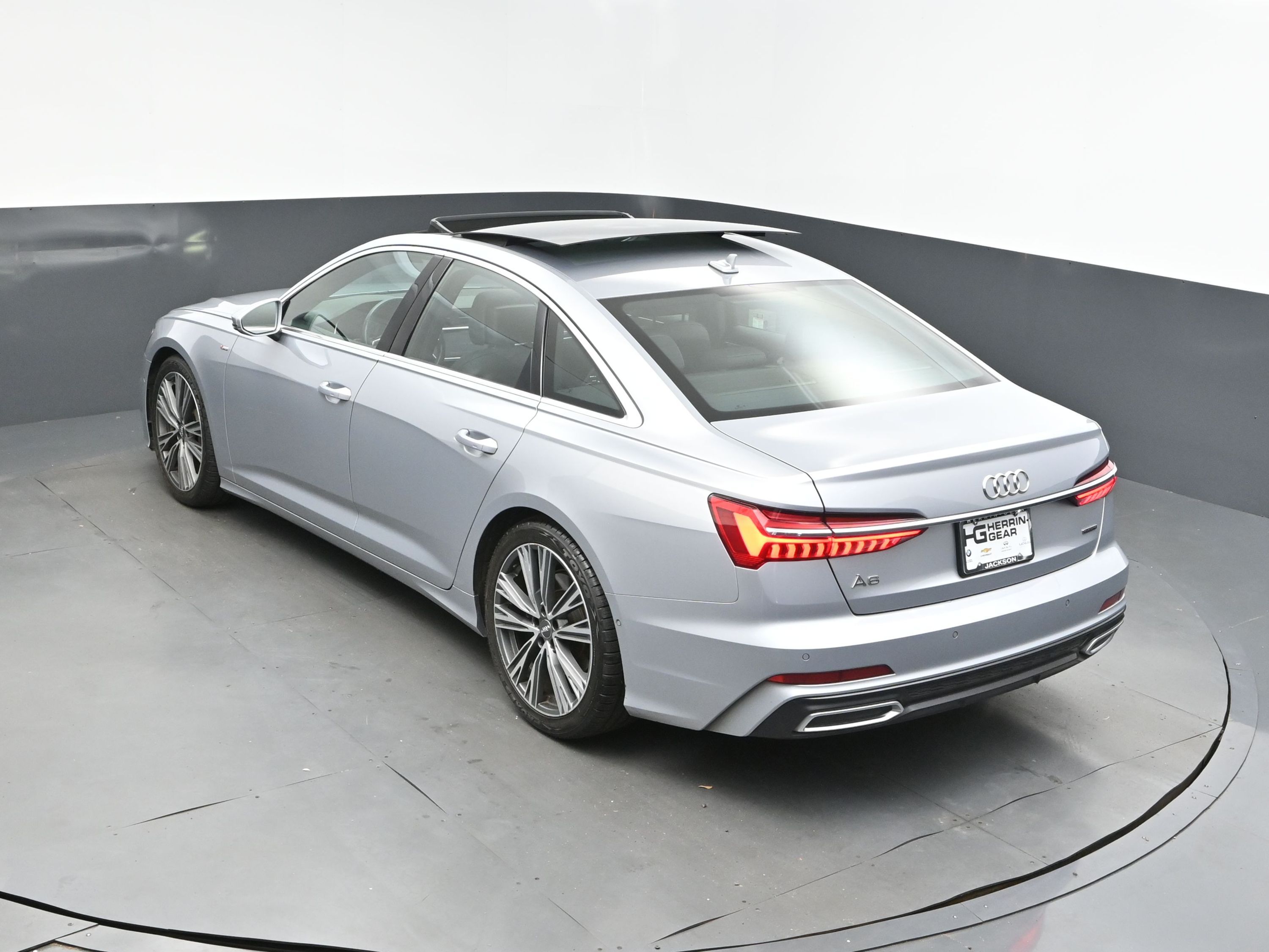 2019 Florett Silver Metallic Audi A6 3.0T Premium Plus AWD Sedan
