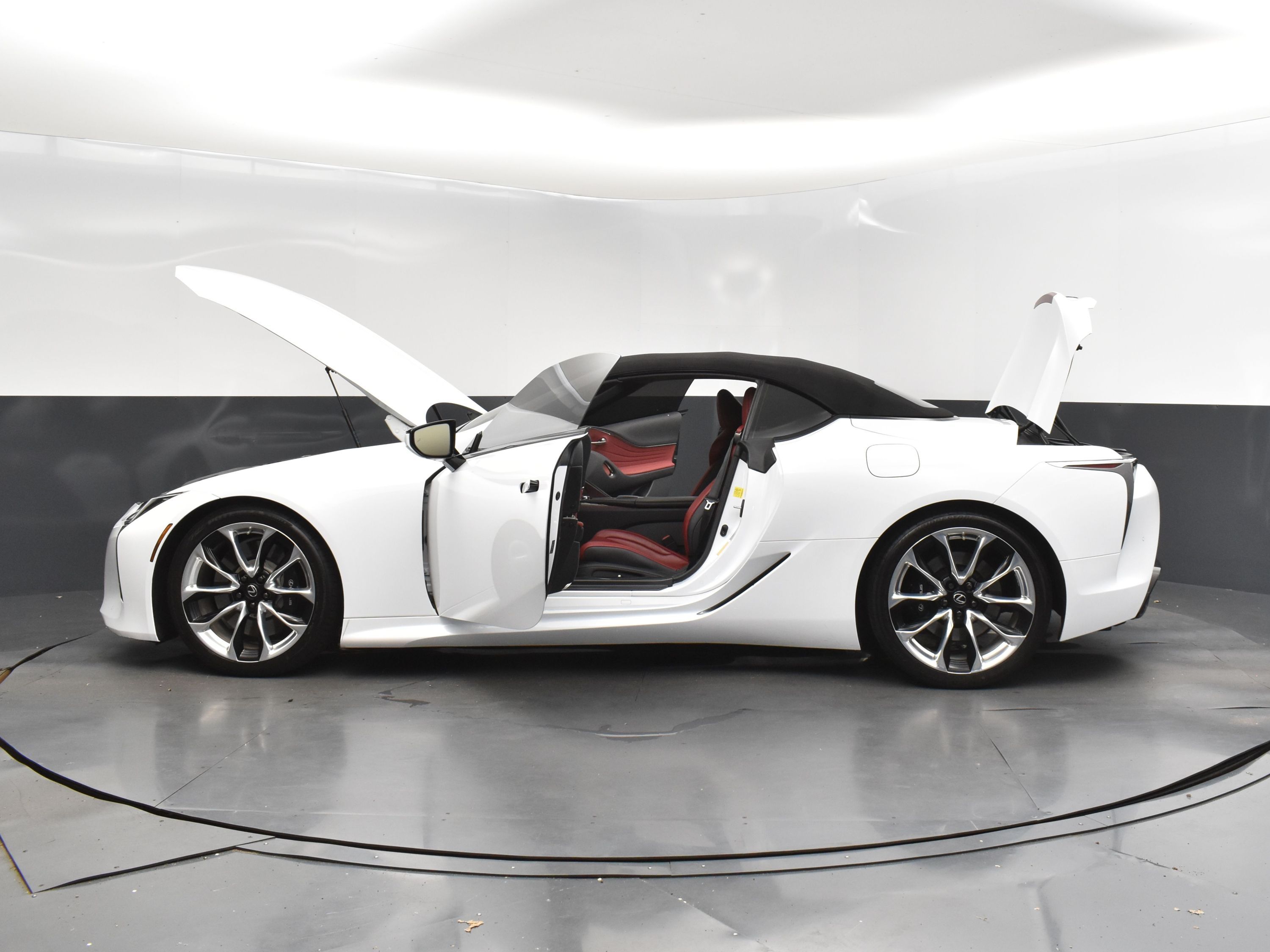 2021 Ultra White Lexus LC 500 RWD Convertible