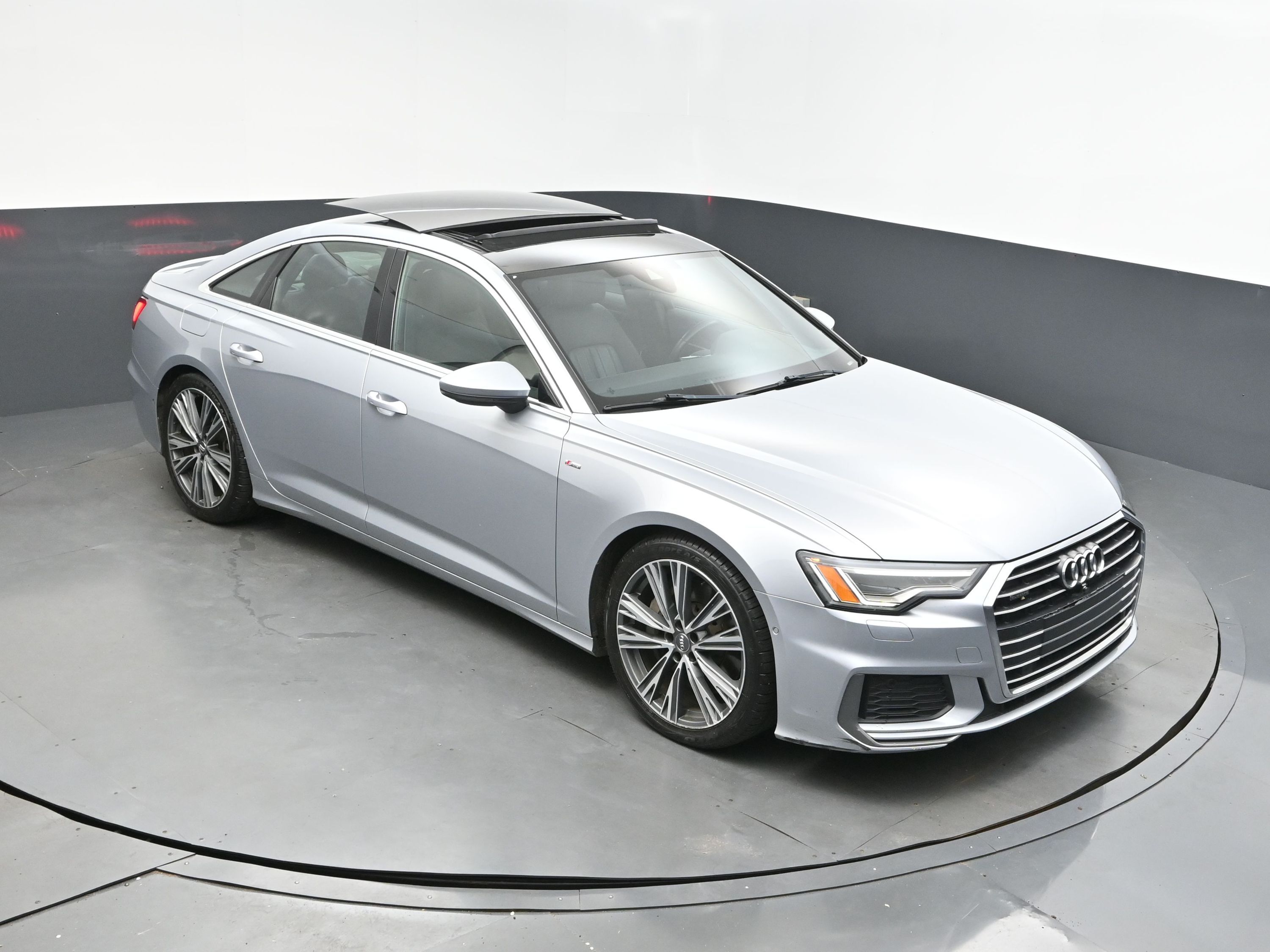 2019 Florett Silver Metallic Audi A6 3.0T Premium Plus AWD Sedan