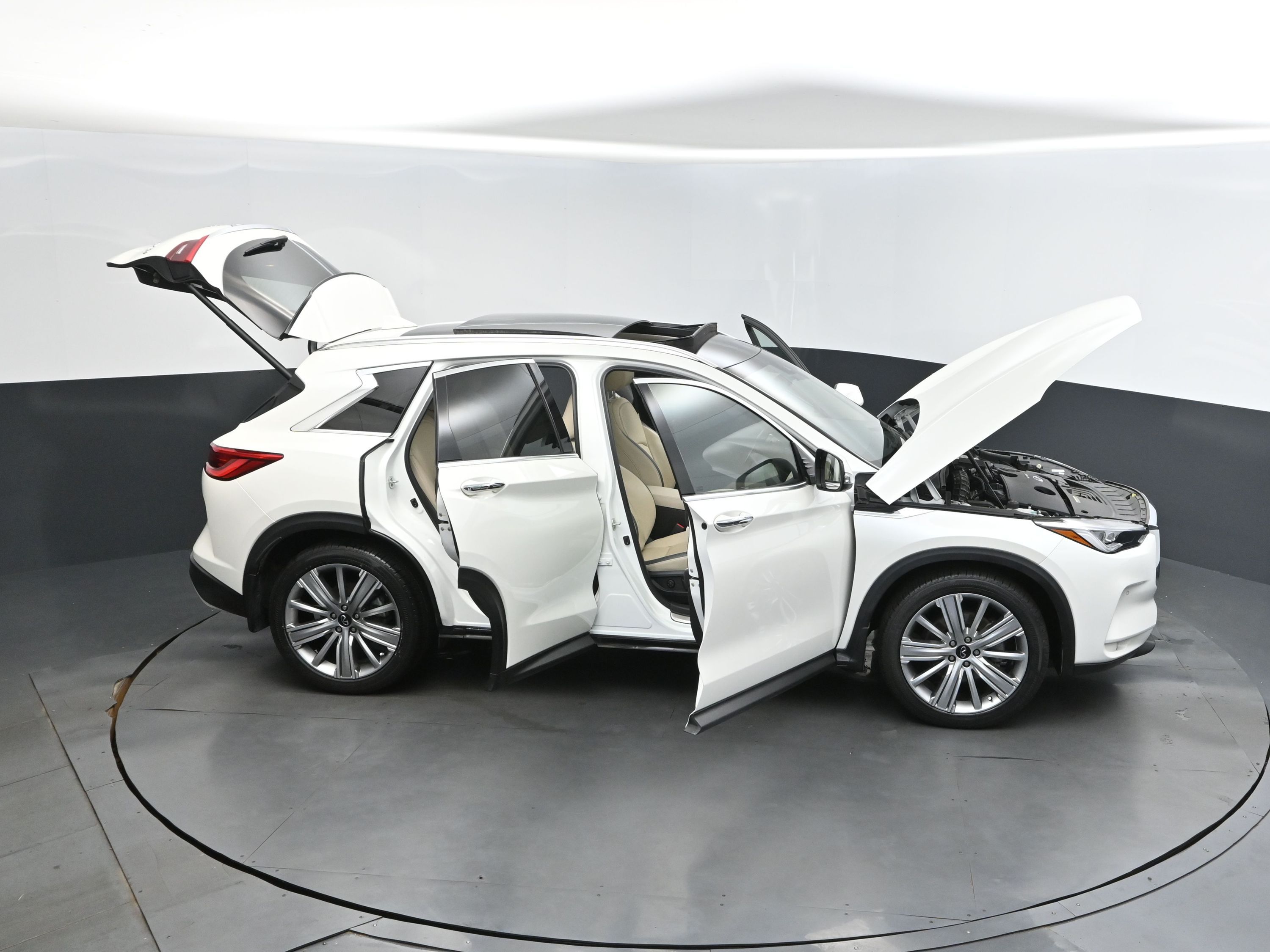 2022 Majestic White INFINITI QX50 Sensory AWD SUV