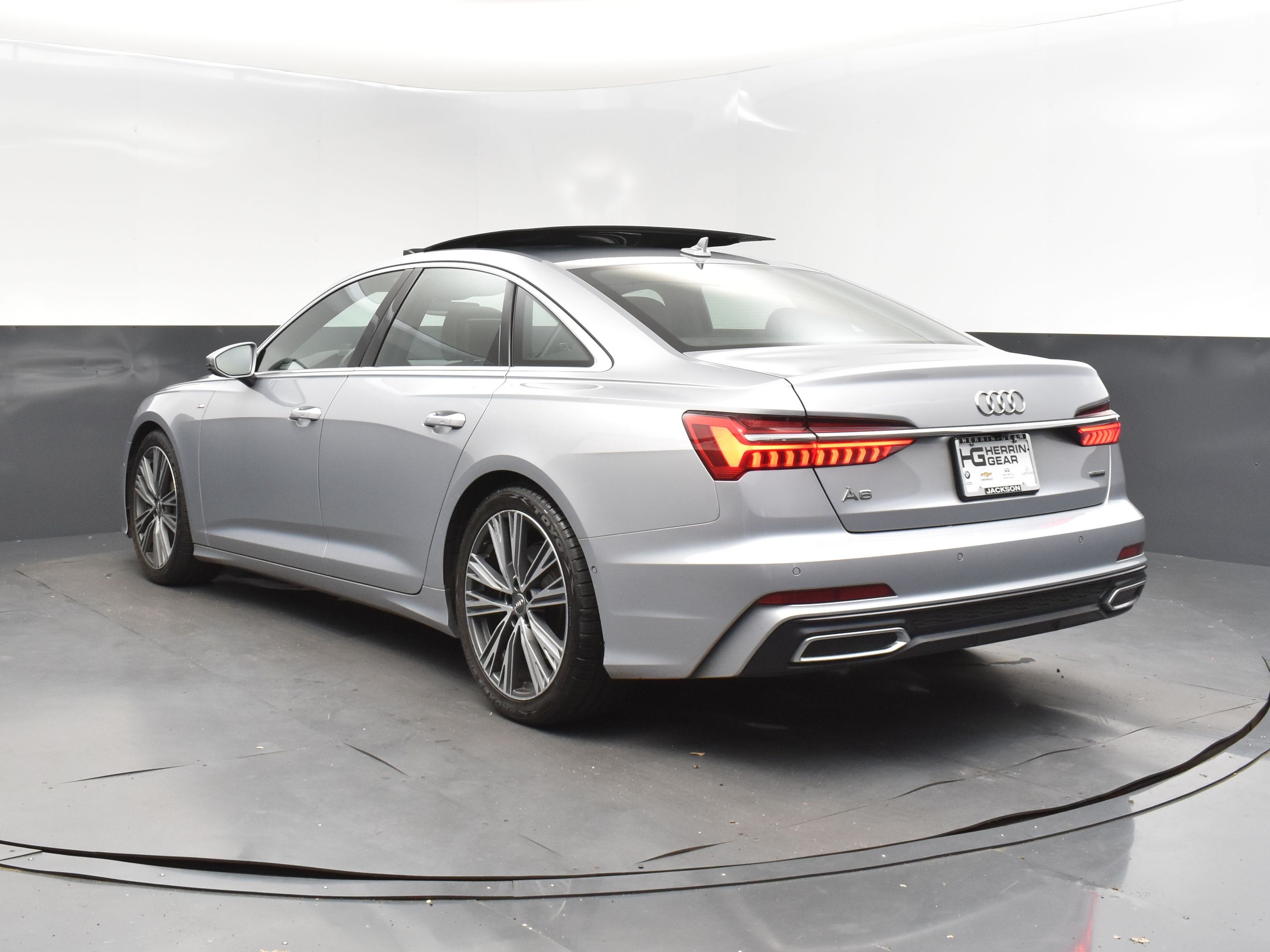 2019 Florett Silver Metallic Audi A6 3.0T Premium Plus AWD Sedan