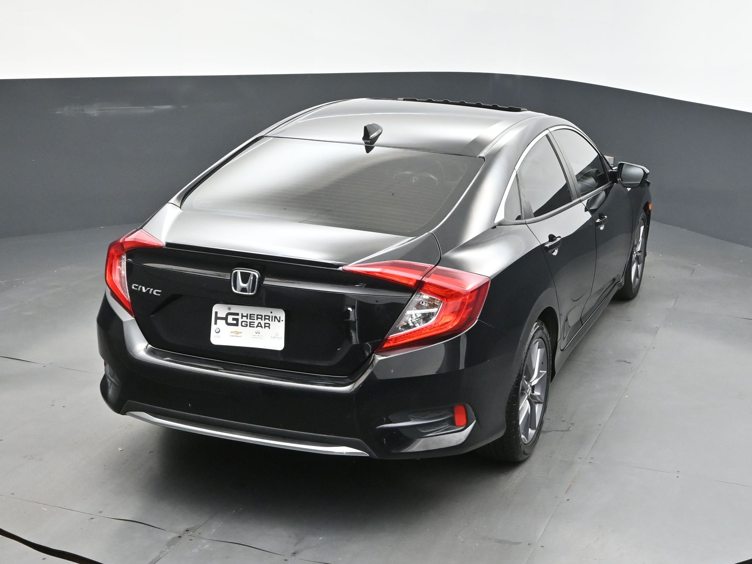2019 Black Honda Civic Sedan EX FWD Sedan