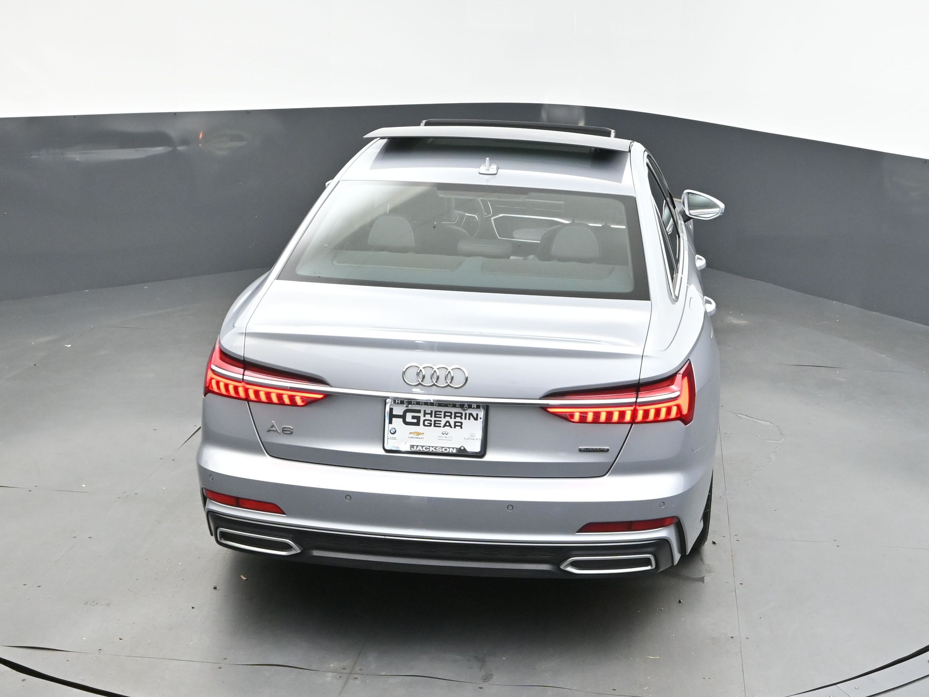 2019 Florett Silver Metallic Audi A6 3.0T Premium Plus AWD Sedan