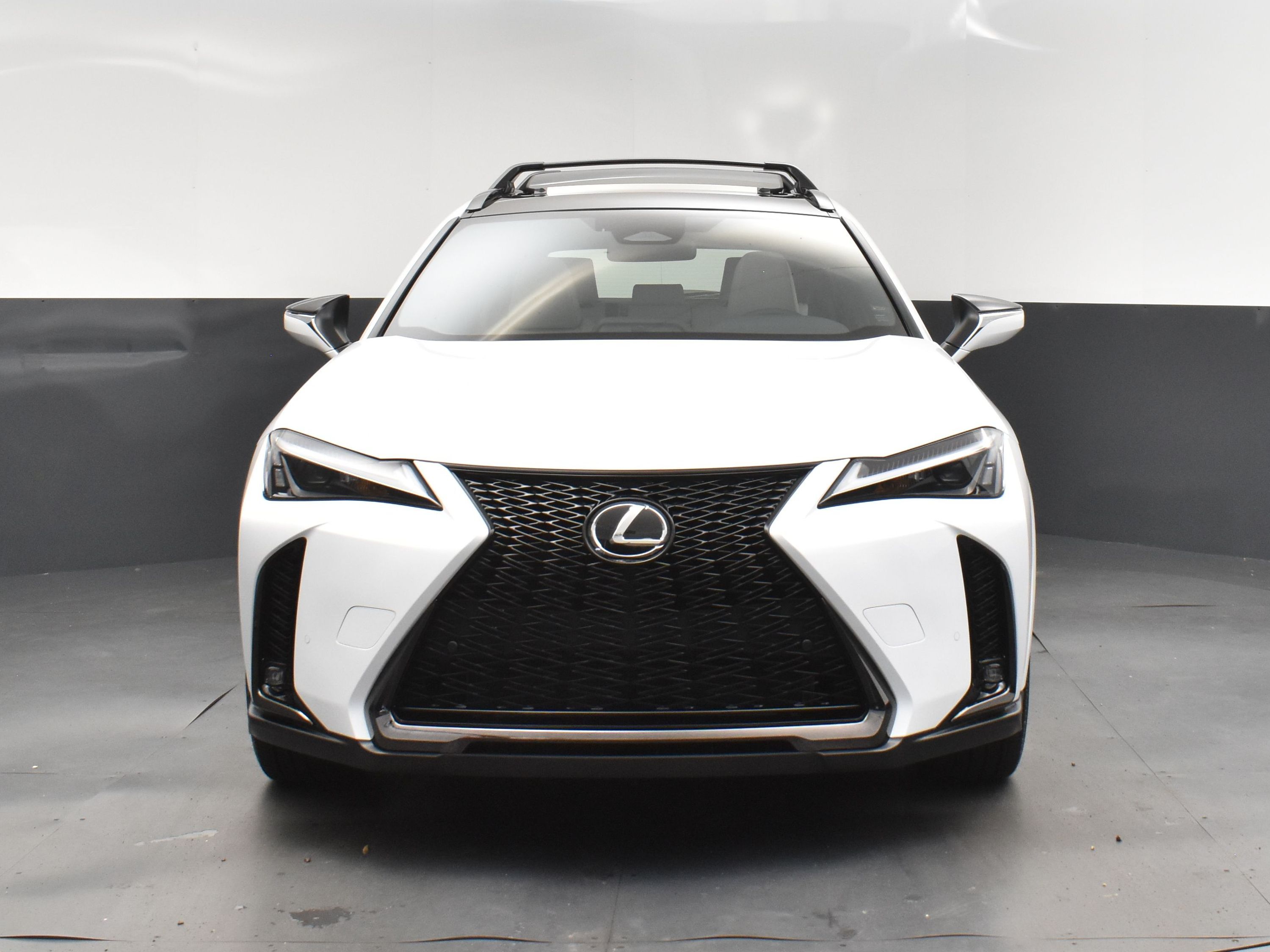2025 Ultra White with Obsidian Roof Lexus UX 300h F SPORT Design FWD SUV