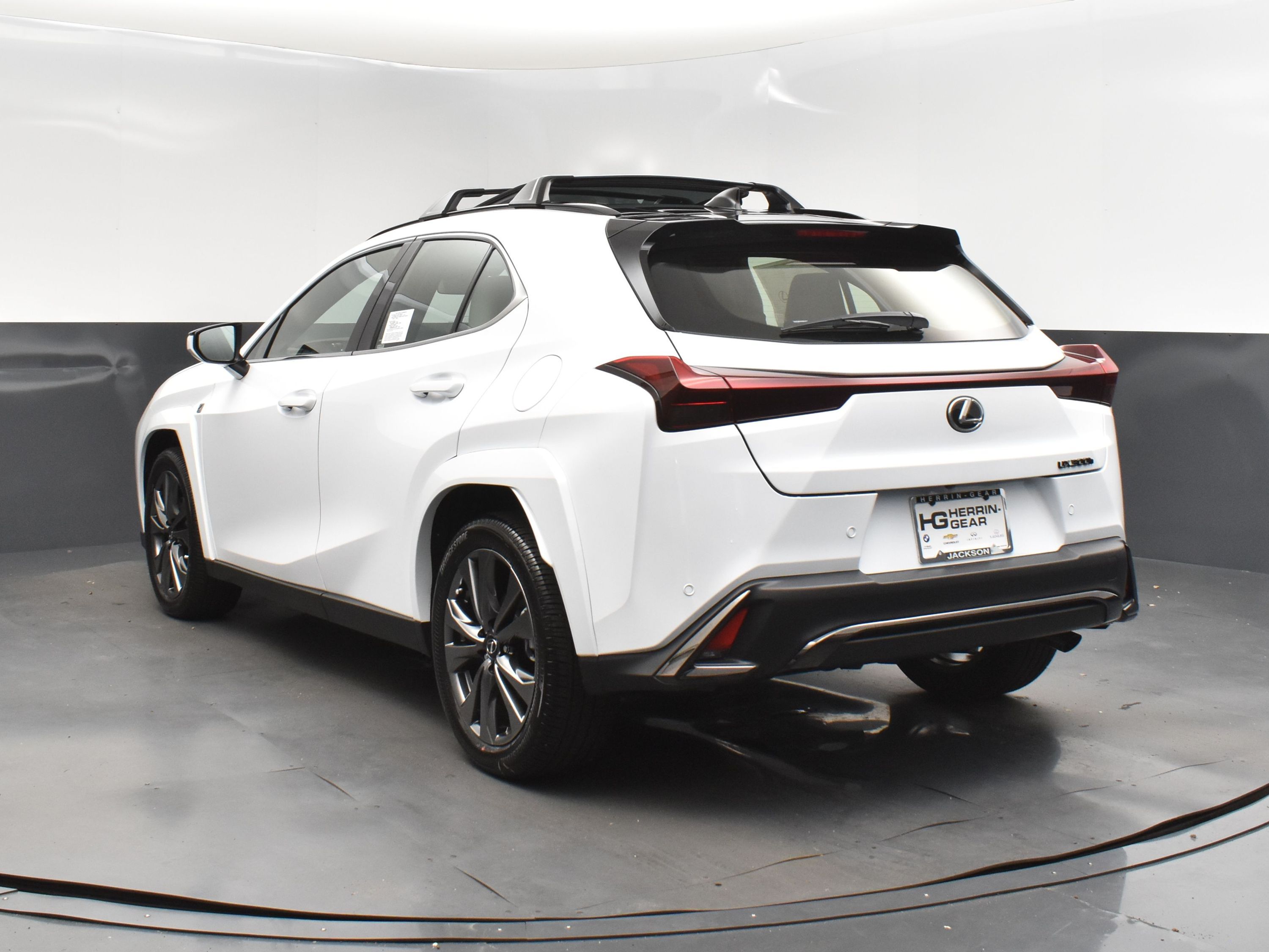 2025 Ultra White with Obsidian Roof Lexus UX 300h F SPORT Design FWD SUV