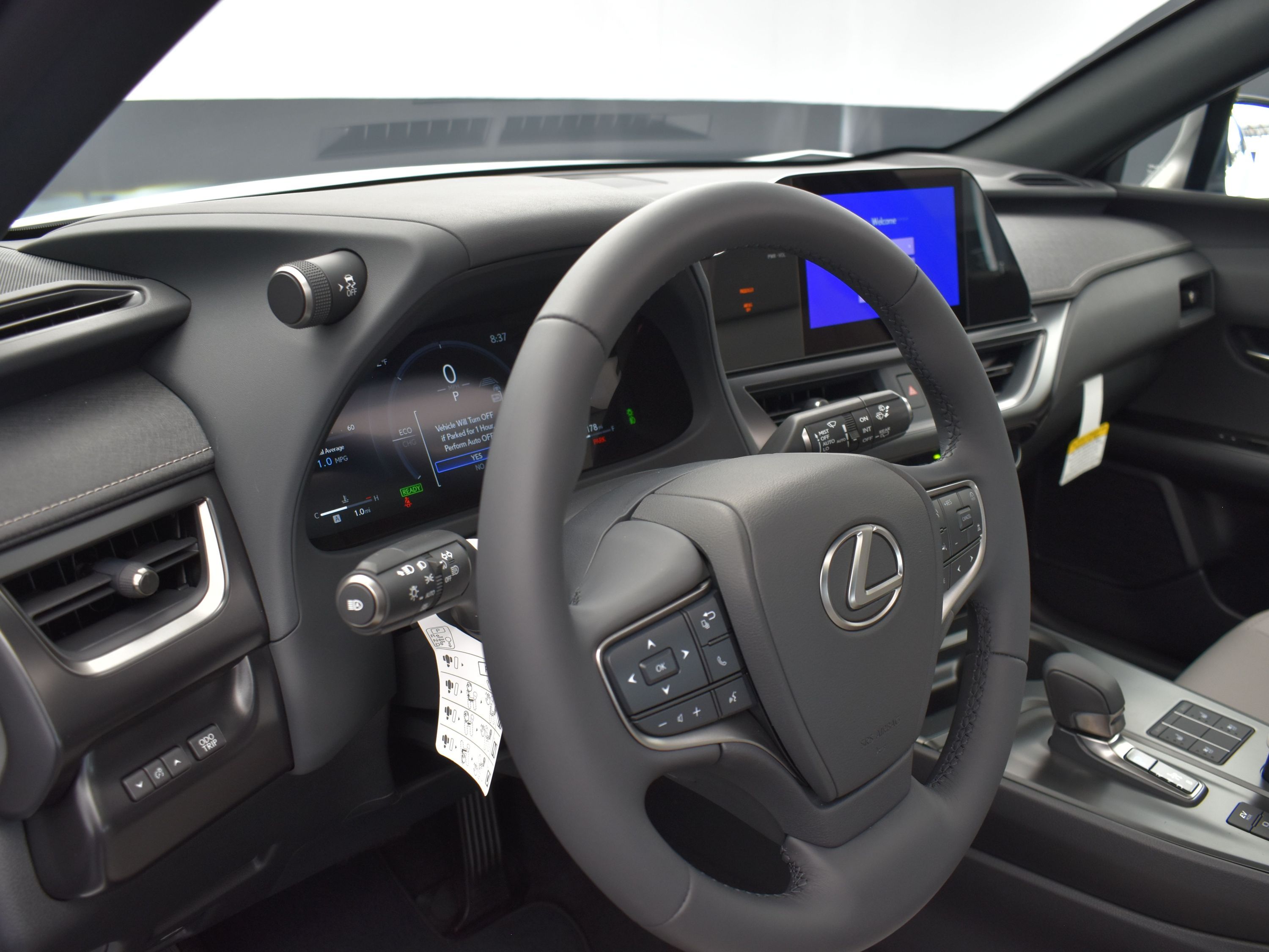 2025 Ultra White with Obsidian Roof Lexus UX 300h F SPORT Design FWD SUV