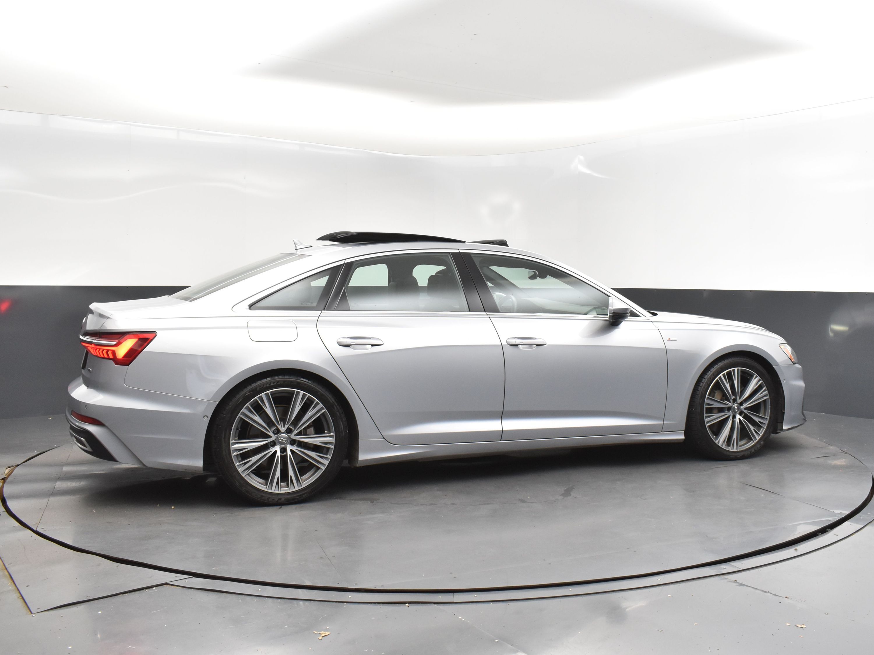2019 Florett Silver Metallic Audi A6 3.0T Premium Plus AWD Sedan
