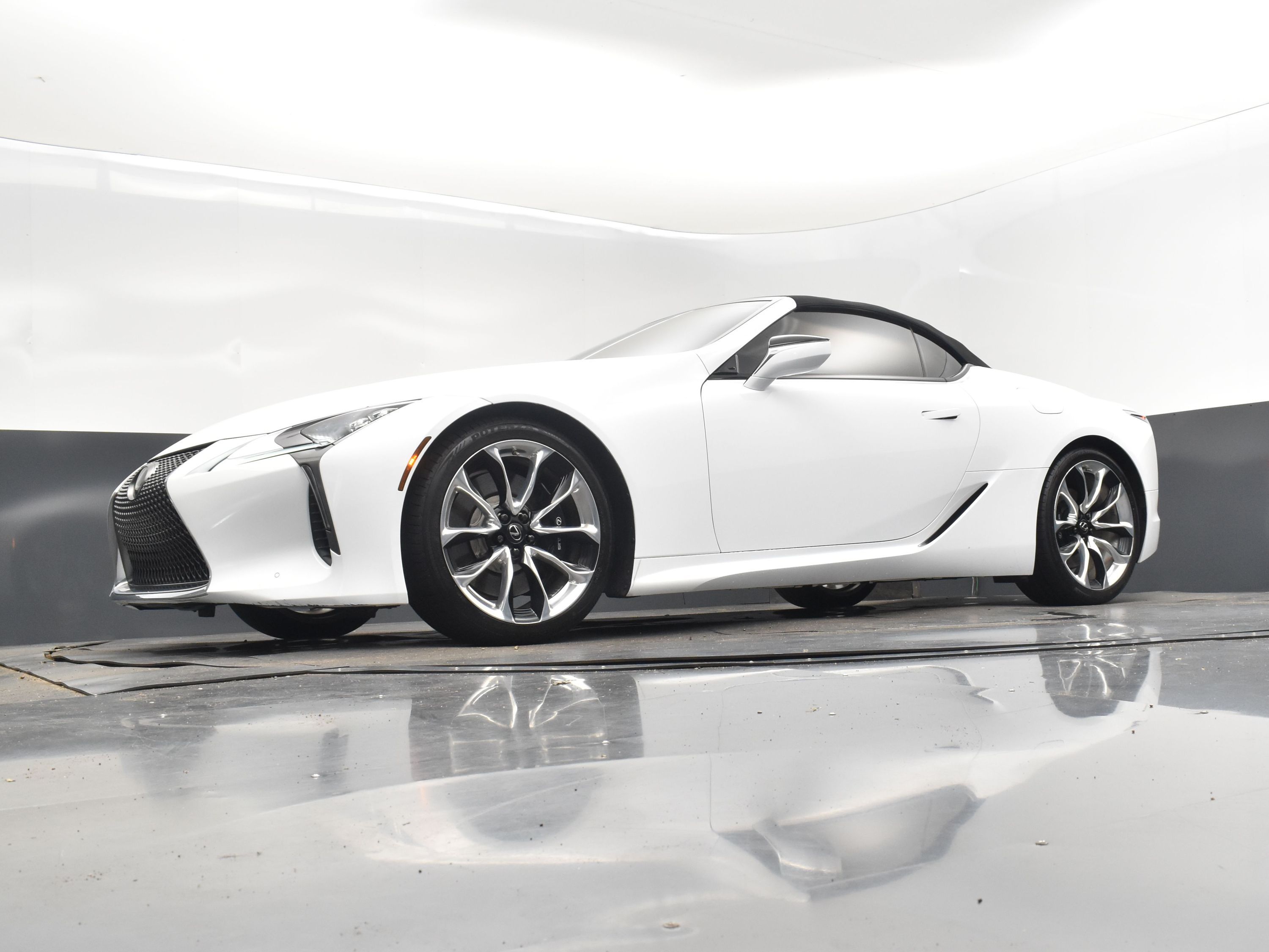 2021 Ultra White Lexus LC 500 RWD Convertible