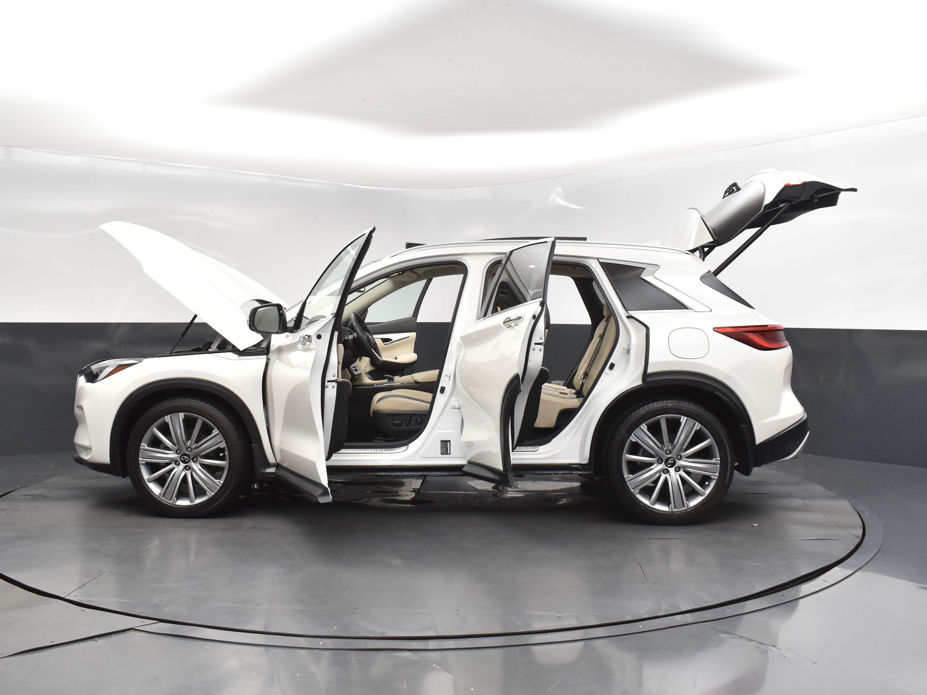 2022 Majestic White INFINITI QX50 Sensory AWD SUV