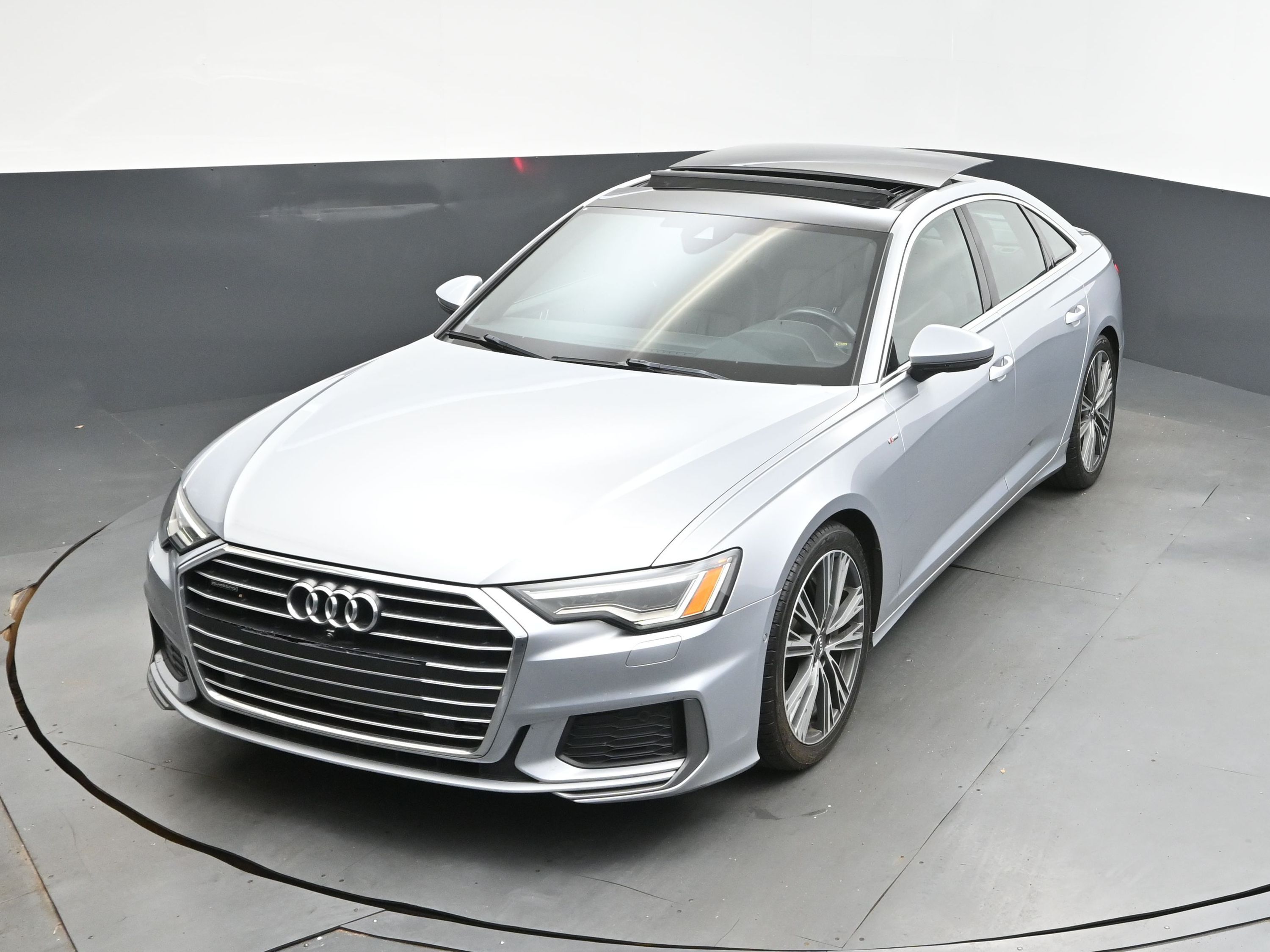 2019 Florett Silver Metallic Audi A6 3.0T Premium Plus AWD Sedan