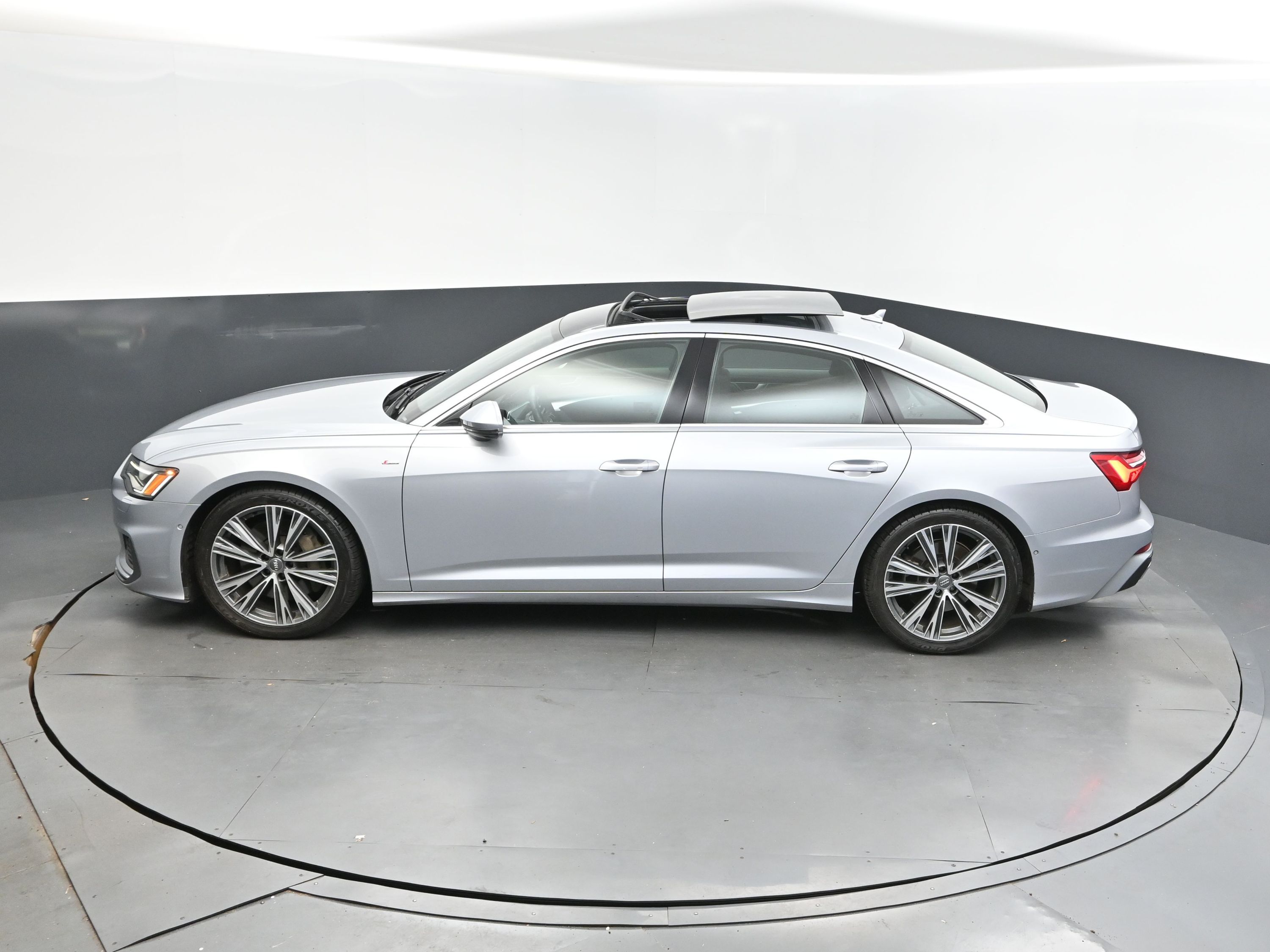 2019 Florett Silver Metallic Audi A6 3.0T Premium Plus AWD Sedan