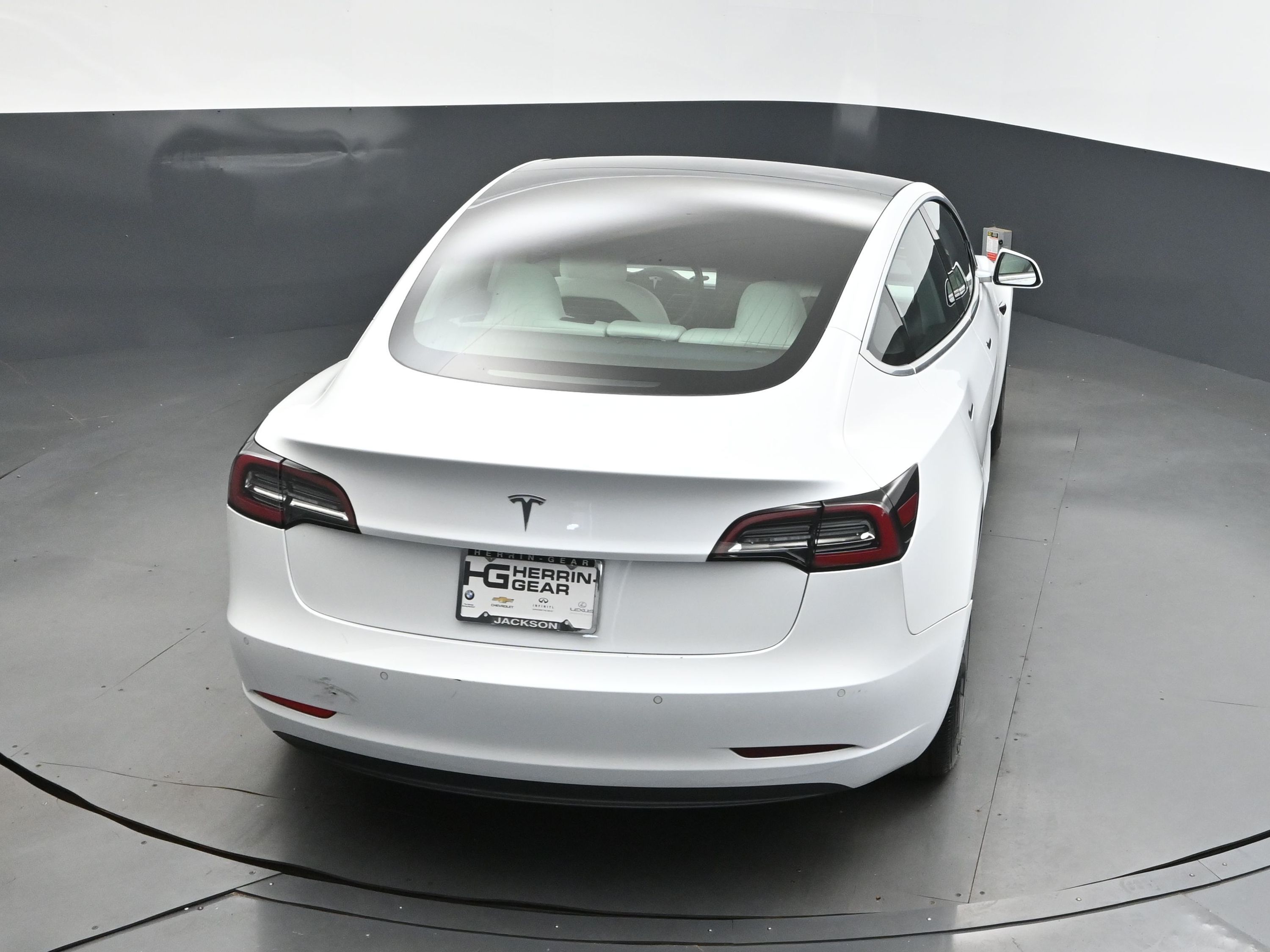 2019 Pearl White Multi-Coat Tesla Model 3 RWD Sedan
