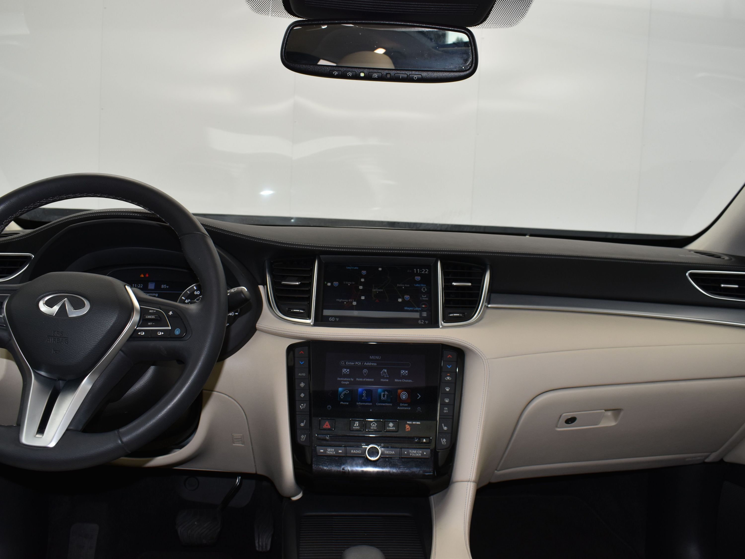 2022 Majestic White INFINITI QX50 Sensory AWD SUV