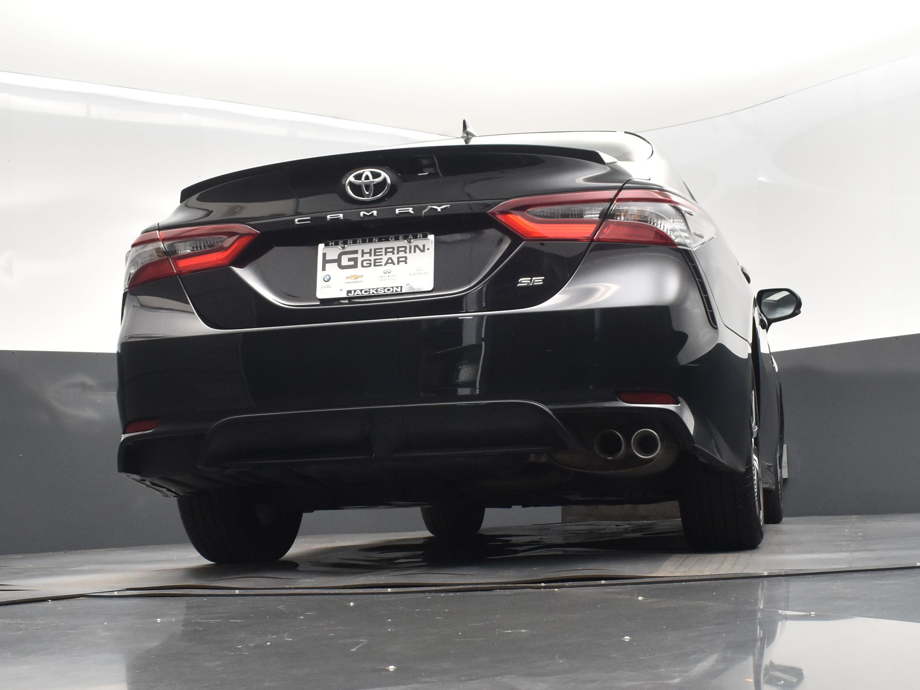 2023 Midnight Black Metallic Toyota Camry SE FWD Sedan