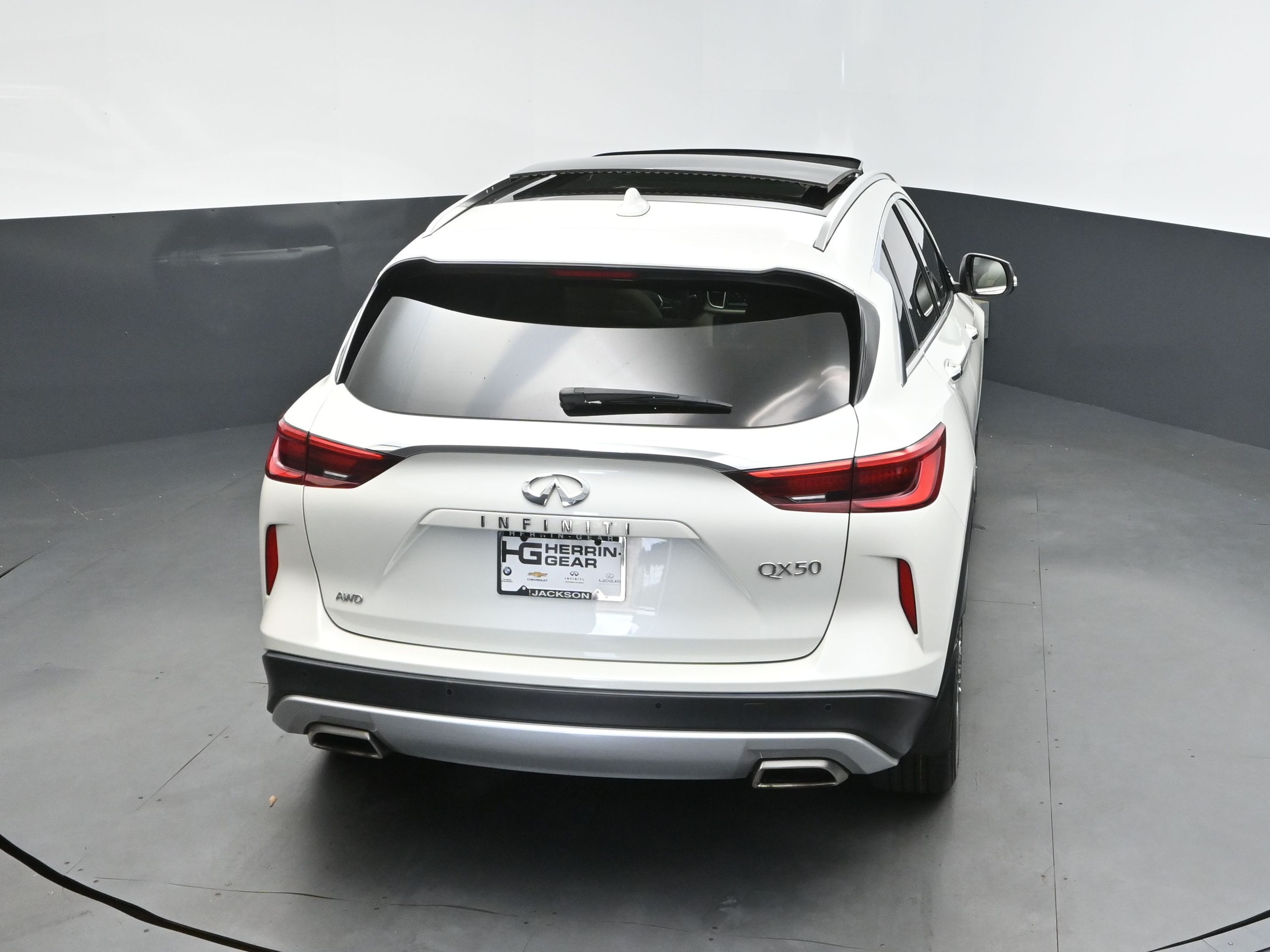 2022 Majestic White INFINITI QX50 Sensory AWD SUV