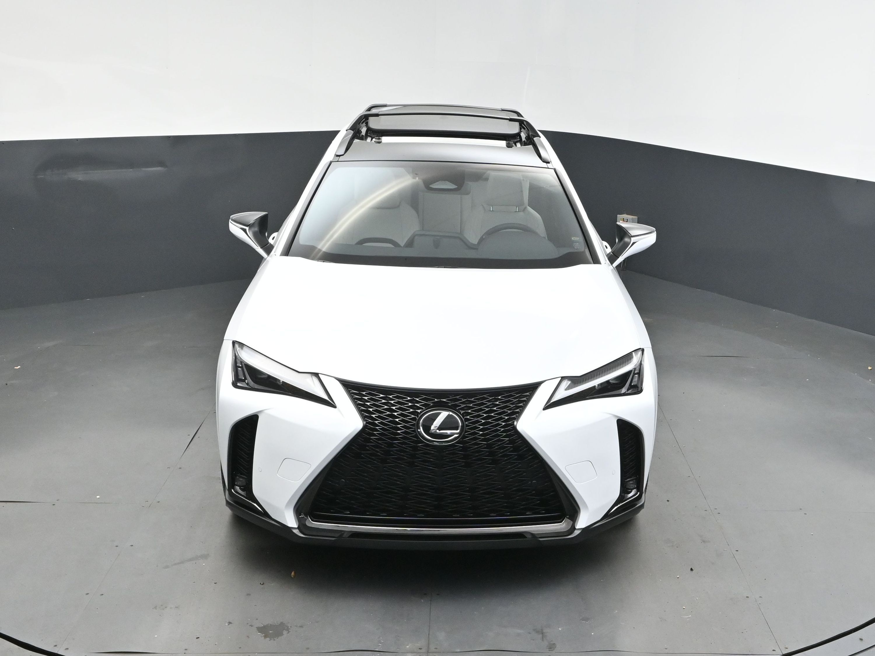 2025 Ultra White with Obsidian Roof Lexus UX 300h F SPORT Design FWD SUV