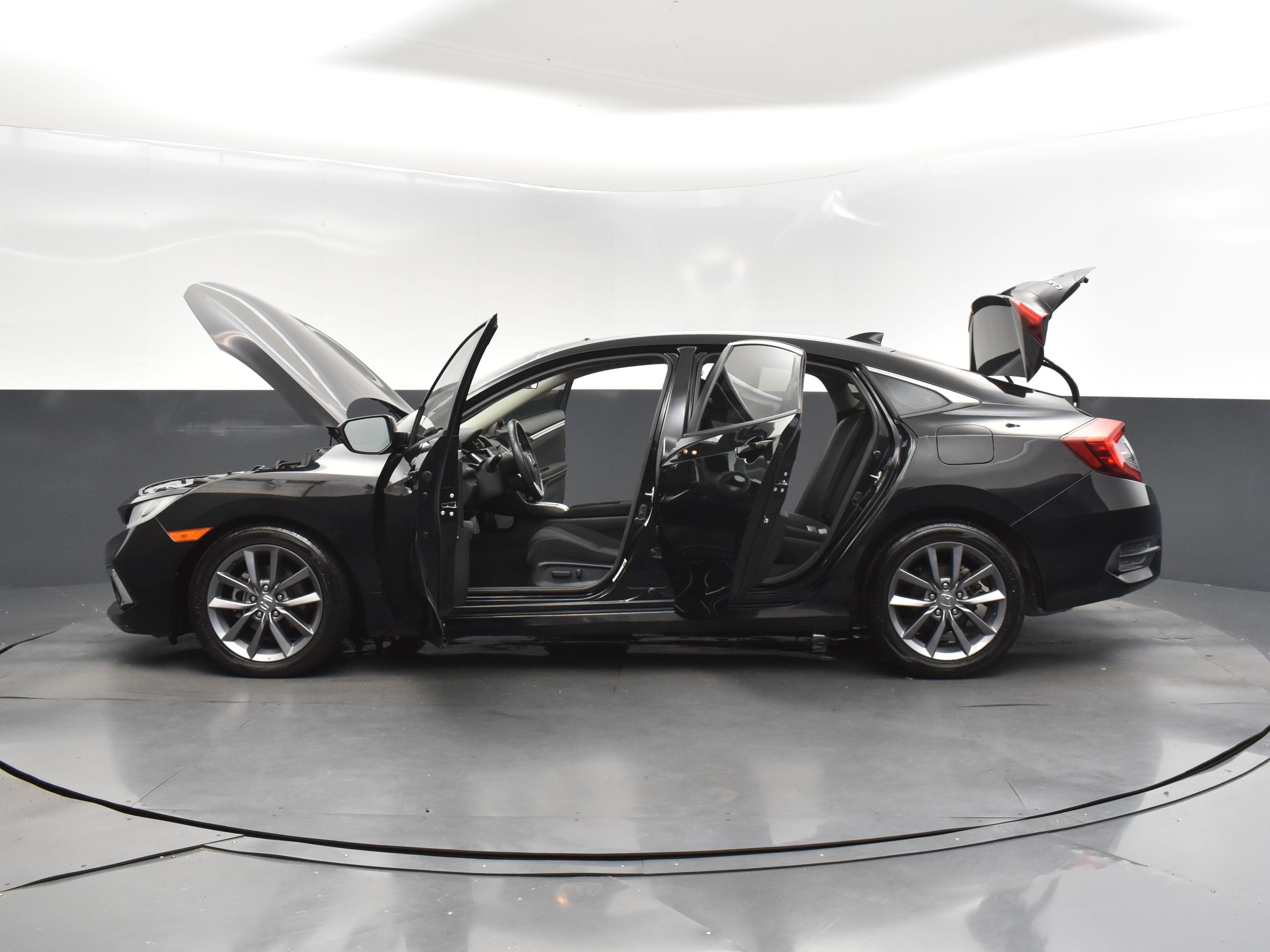 2019 Black Honda Civic Sedan EX FWD Sedan