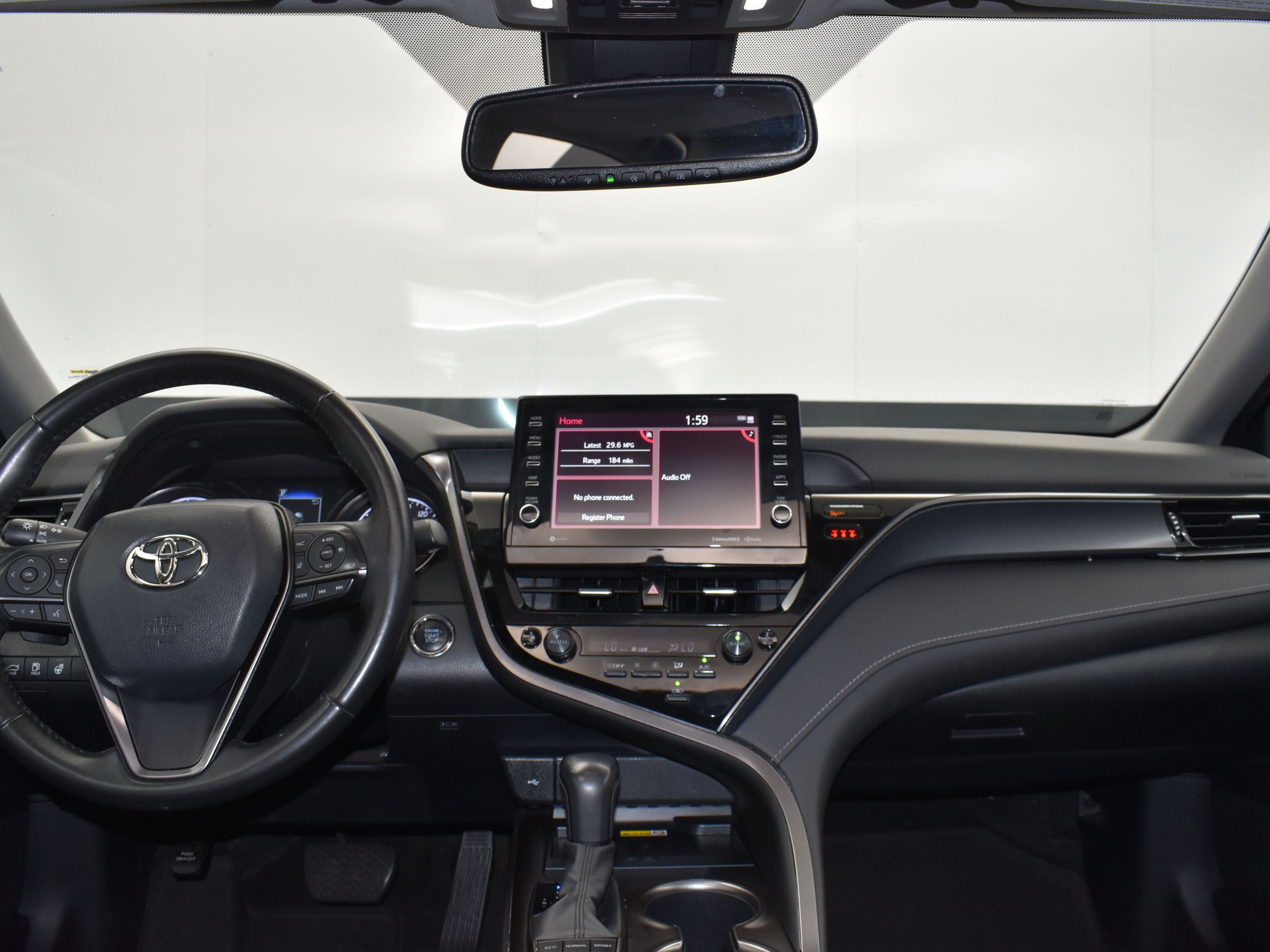 2023 Midnight Black Metallic Toyota Camry SE FWD Sedan