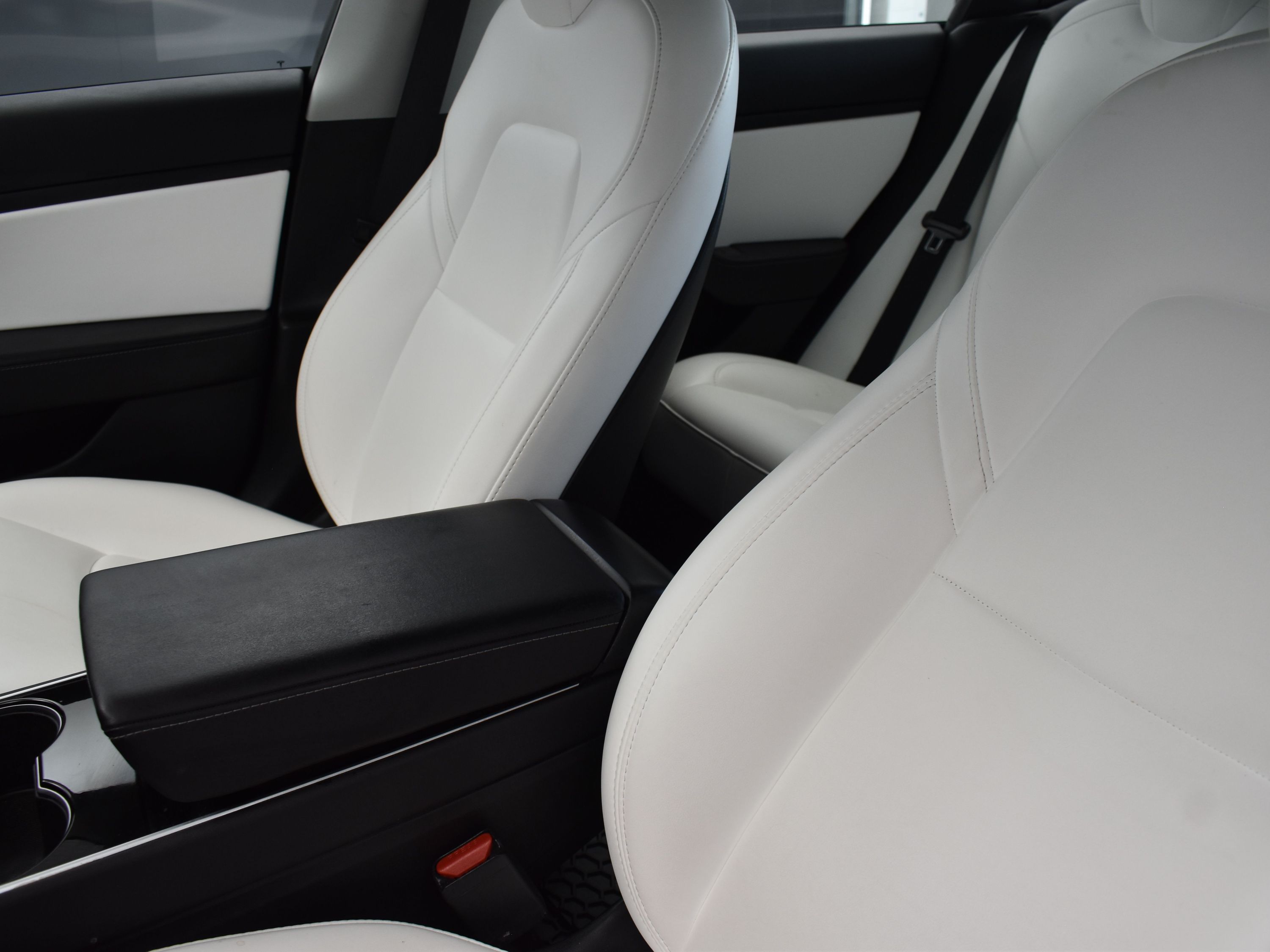 2019 Pearl White Multi-Coat Tesla Model 3 RWD Sedan