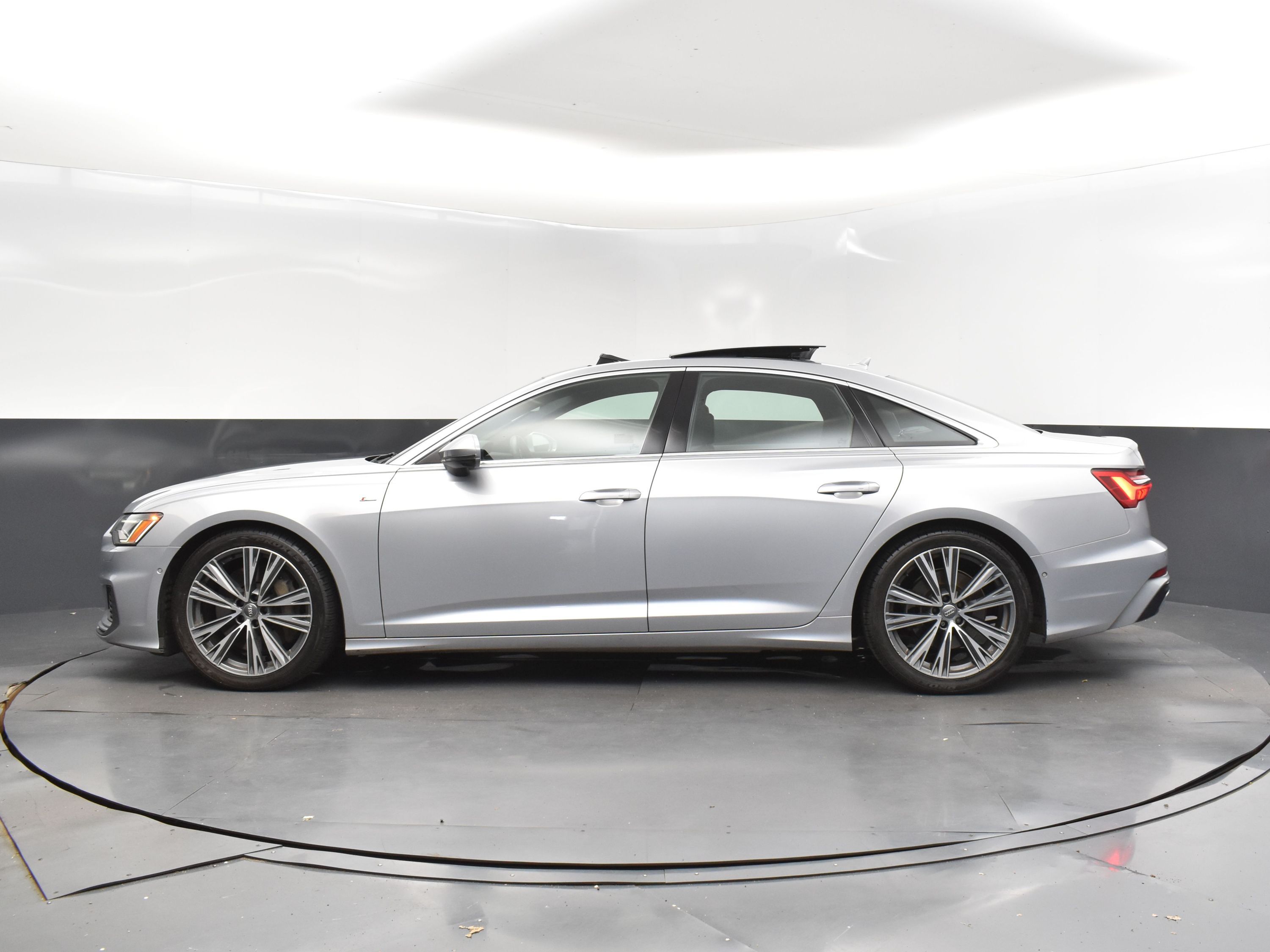 2019 Florett Silver Metallic Audi A6 3.0T Premium Plus AWD Sedan
