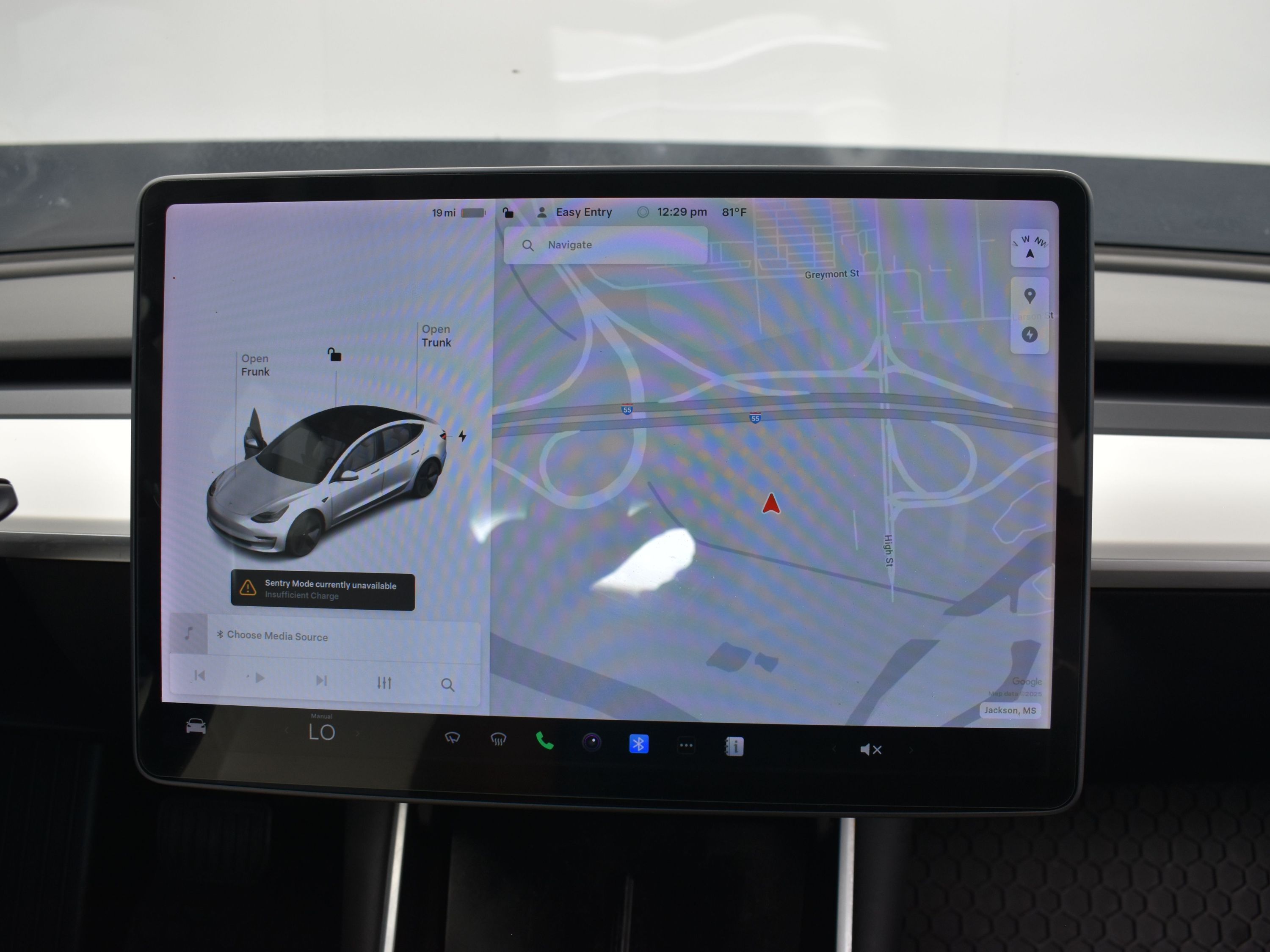 2019 Pearl White Multi-Coat Tesla Model 3 RWD Sedan