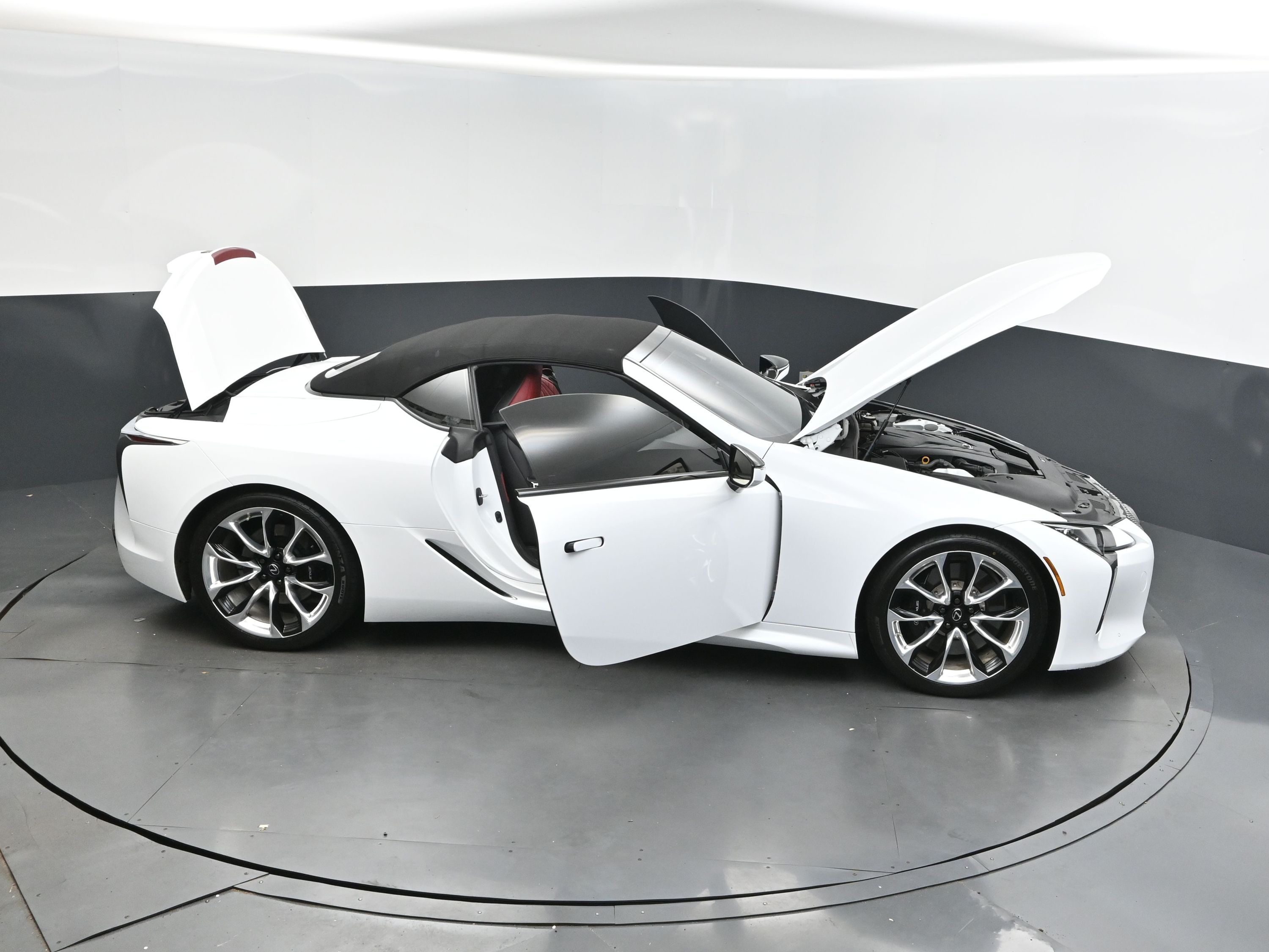 2021 Ultra White Lexus LC 500 RWD Convertible