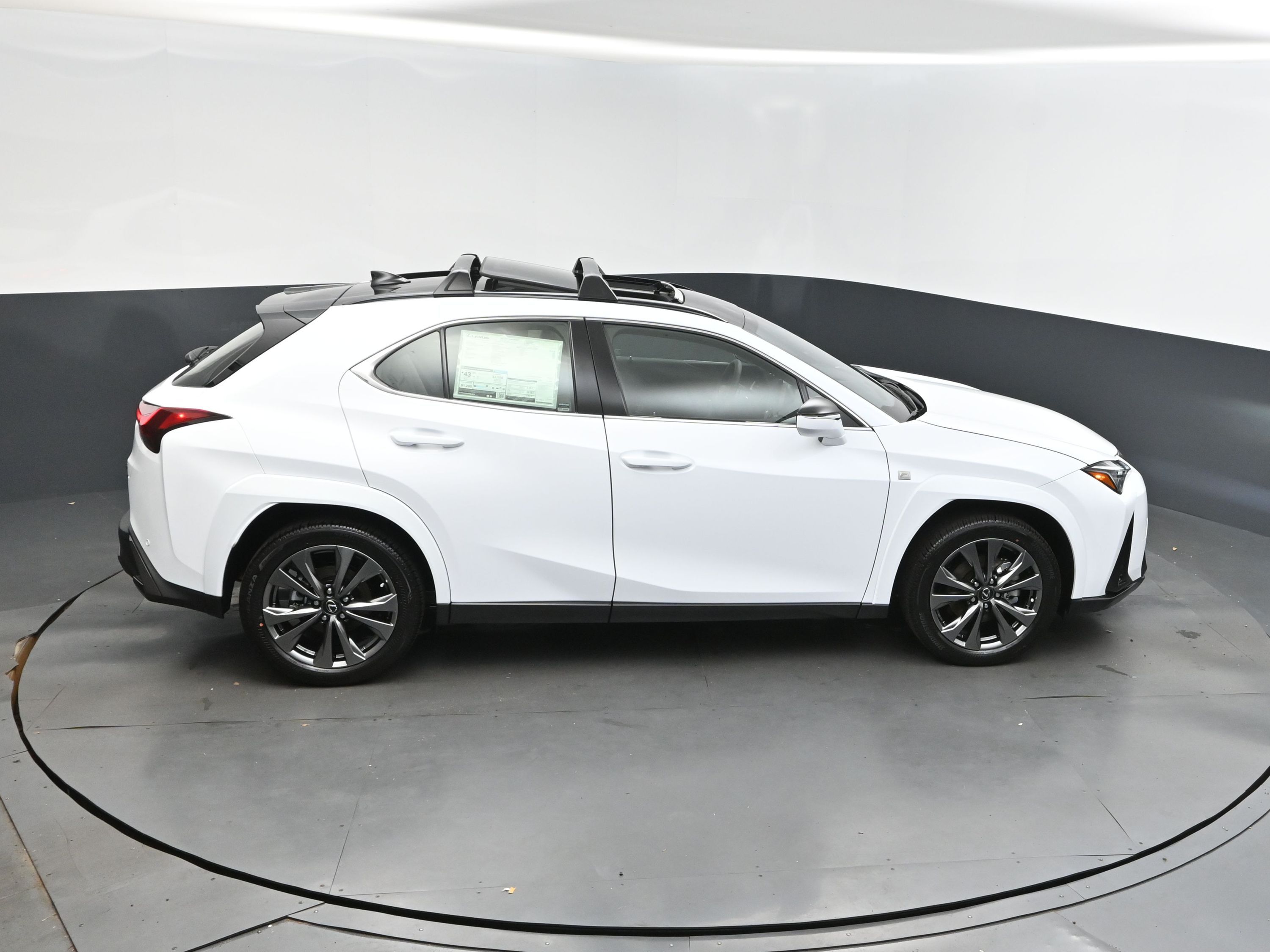 2025 Ultra White with Obsidian Roof Lexus UX 300h F SPORT Design FWD SUV