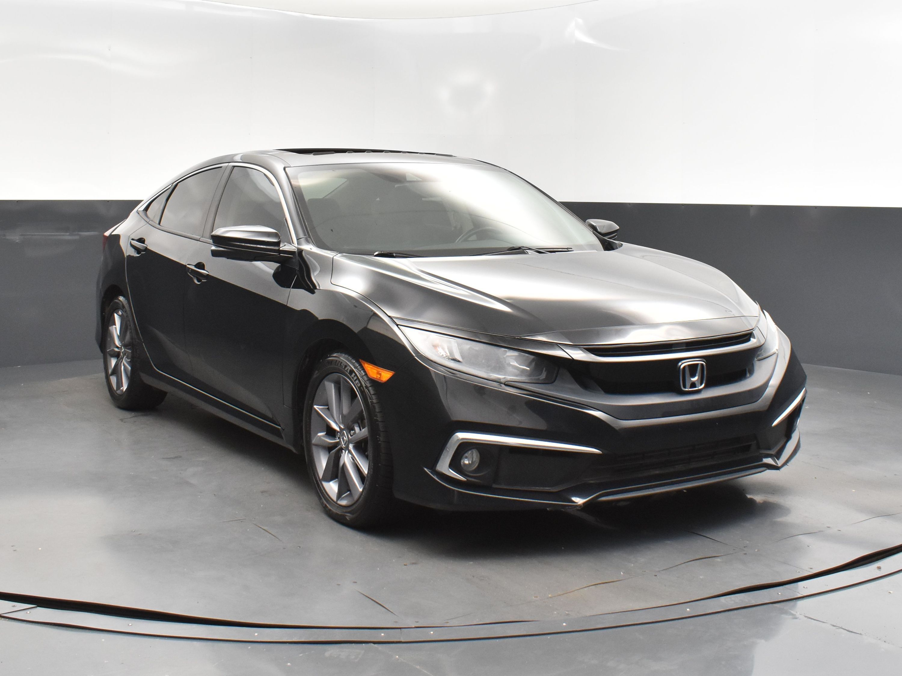 2019 Black Honda Civic Sedan EX FWD Sedan