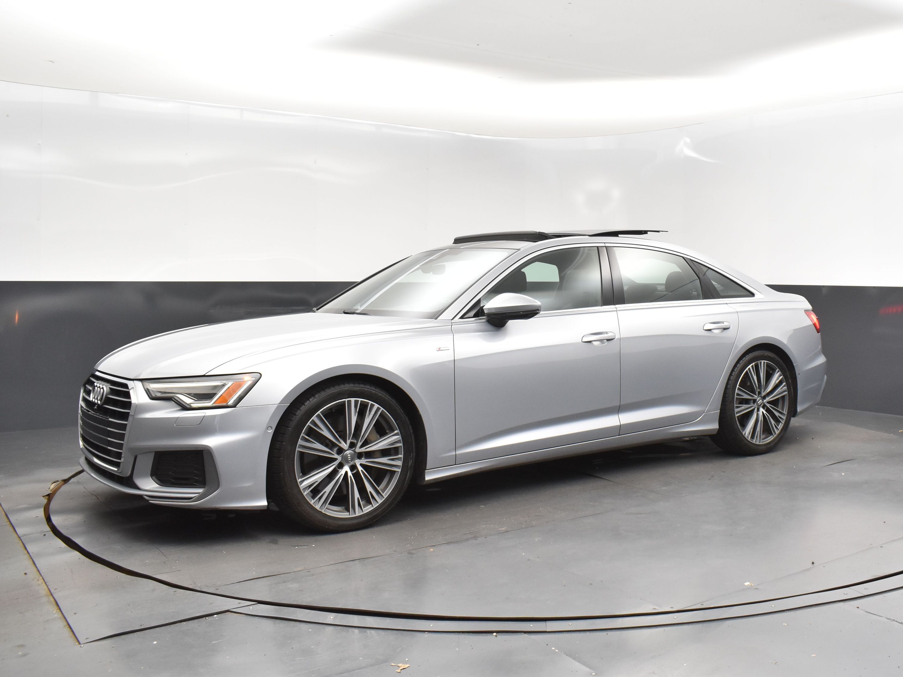 2019 Florett Silver Metallic Audi A6 3.0T Premium Plus AWD Sedan