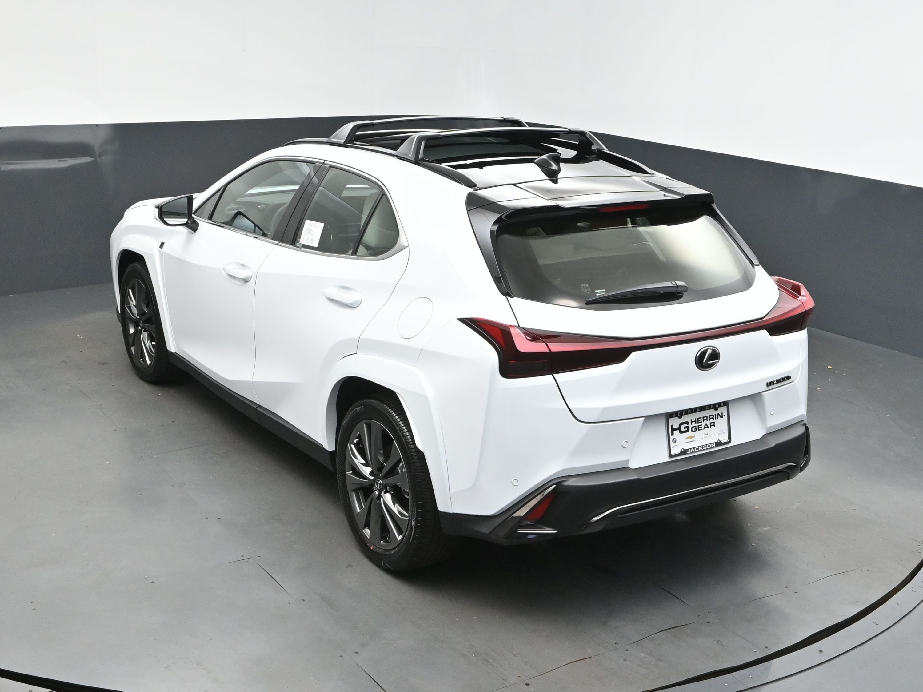 2025 Ultra White with Obsidian Roof Lexus UX 300h F SPORT Design FWD SUV