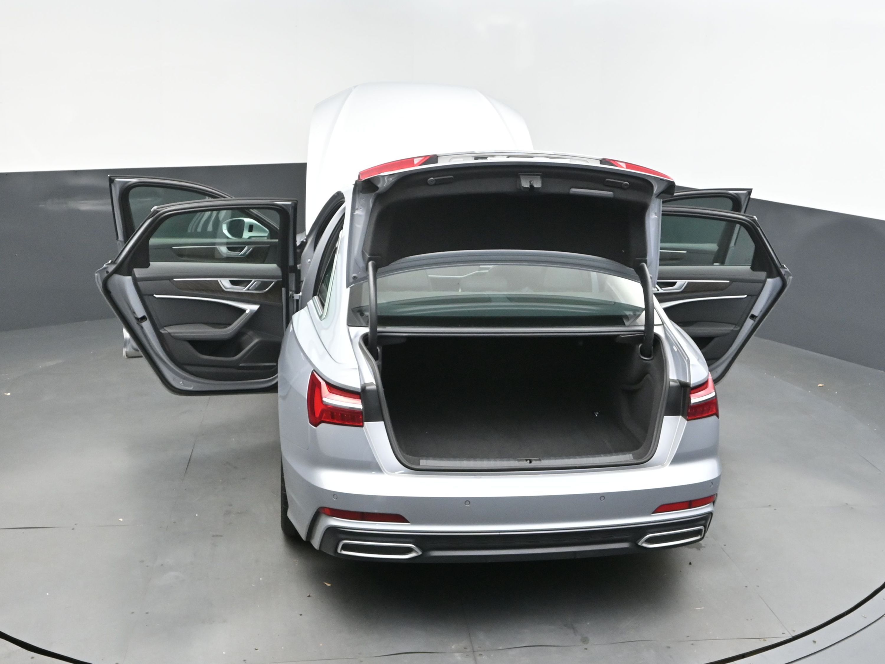 2019 Florett Silver Metallic Audi A6 3.0T Premium Plus AWD Sedan