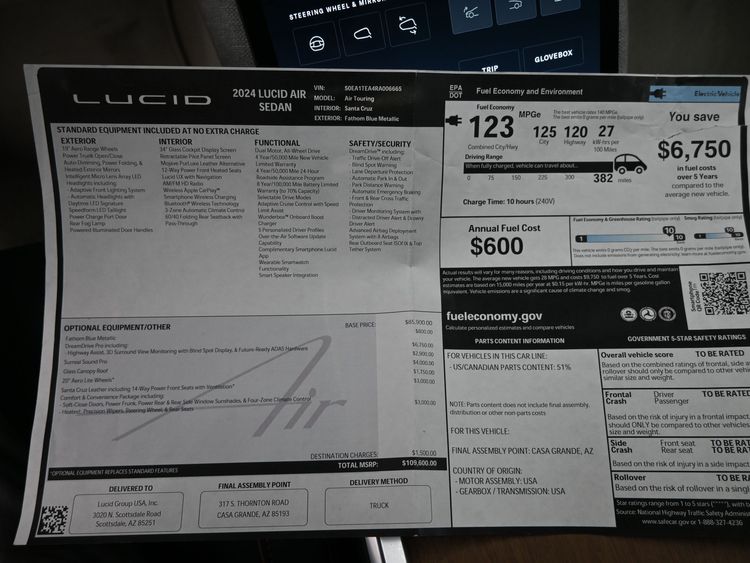 2024 Lucid Air Touring