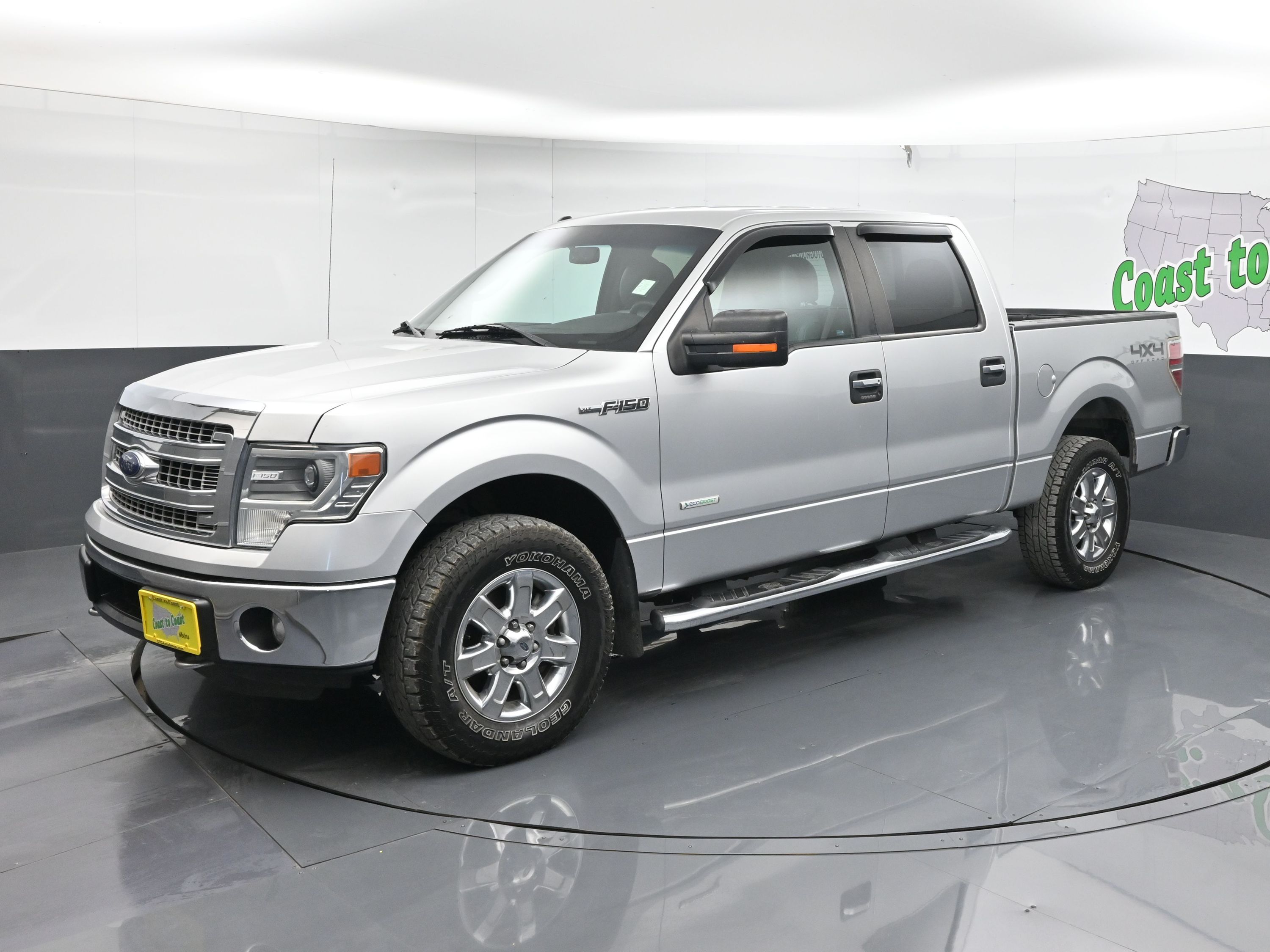 Used 2014 Ford F150 XLT SuperCrew 5.5ft Silver 1FTFW1ET4EFC32851