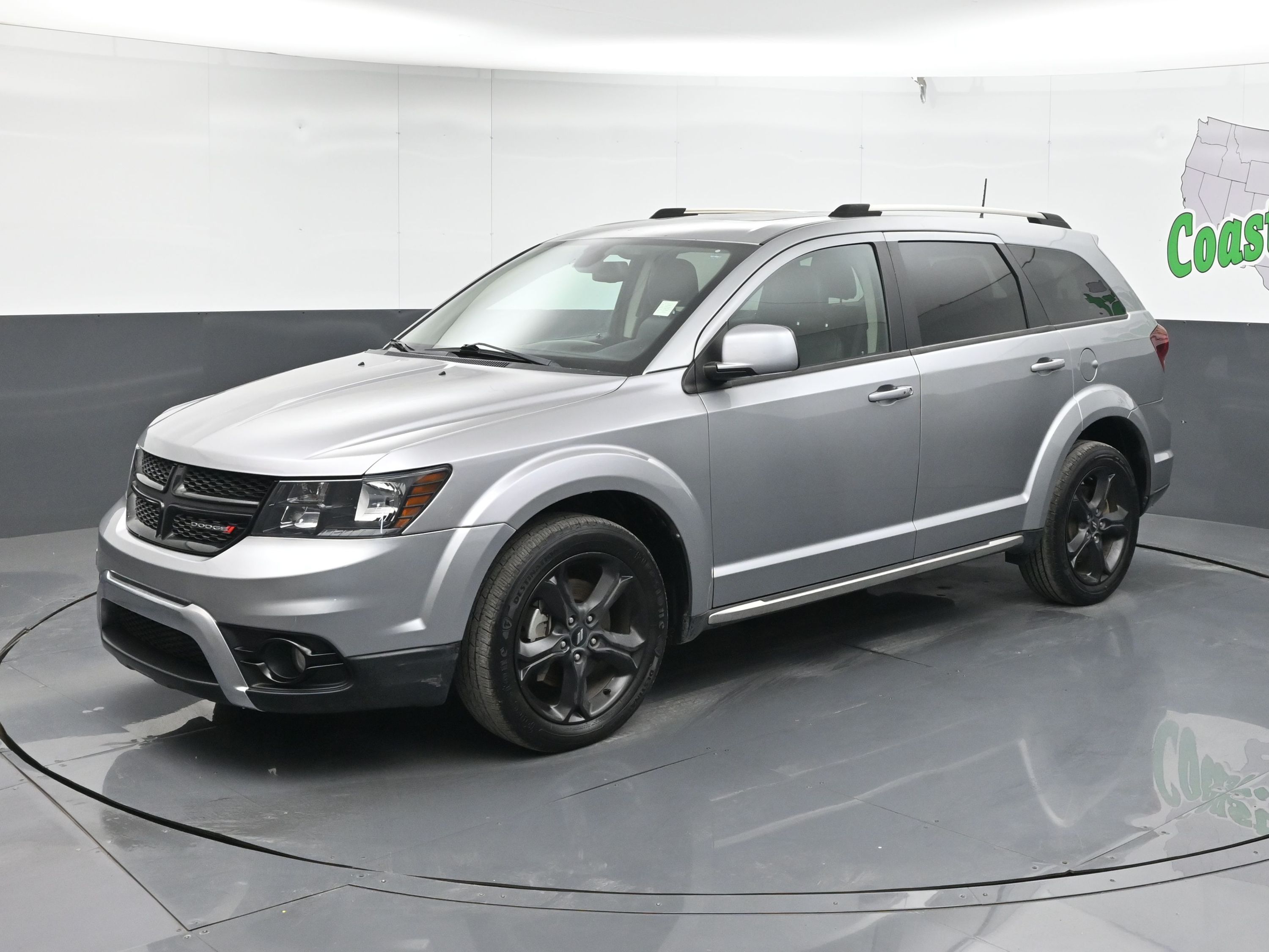 Used 2020 Dodge Journey Crossroad Silver 3C4PDCGB7LT272614